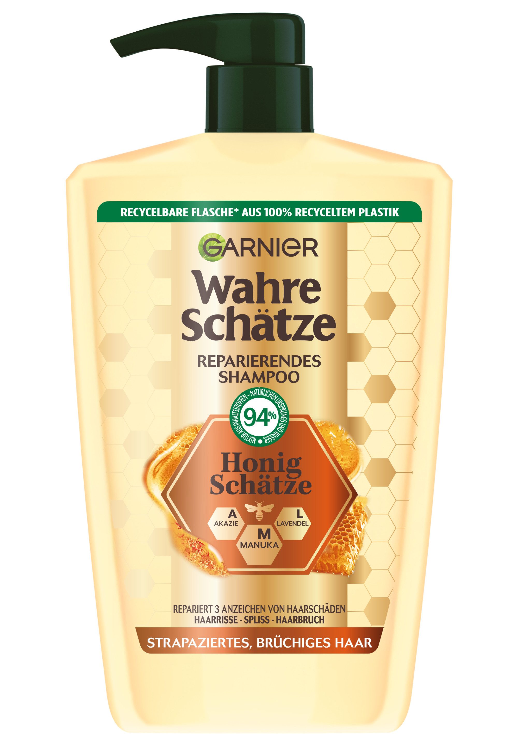 GARNIER Haarshampoo GARNIER WAHRE SCHÄTZE REPARIERENDES SHAMPOO, Honig Schätze