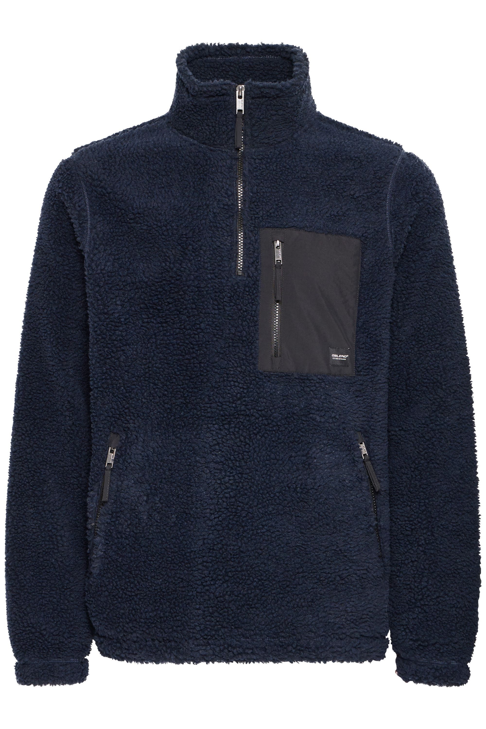 Blend Fellimitatjacke BHMTOTTO Lässiger Troyer in Teddy-Optik günstig online kaufen