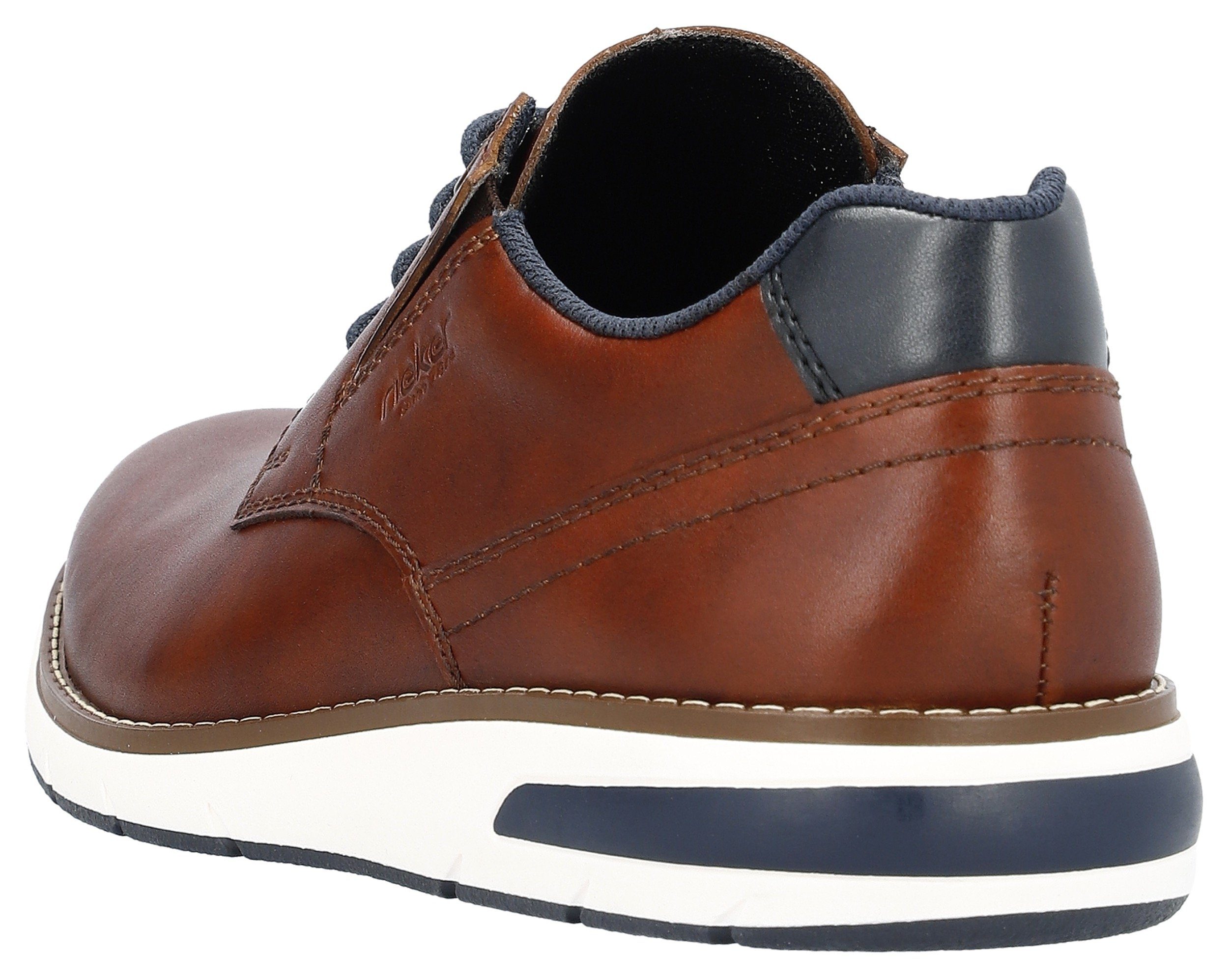 Rieker Sneaker mit modischer Laufsohle, Freizeitschuh, Halbschuh, Schnürsch günstig online kaufen