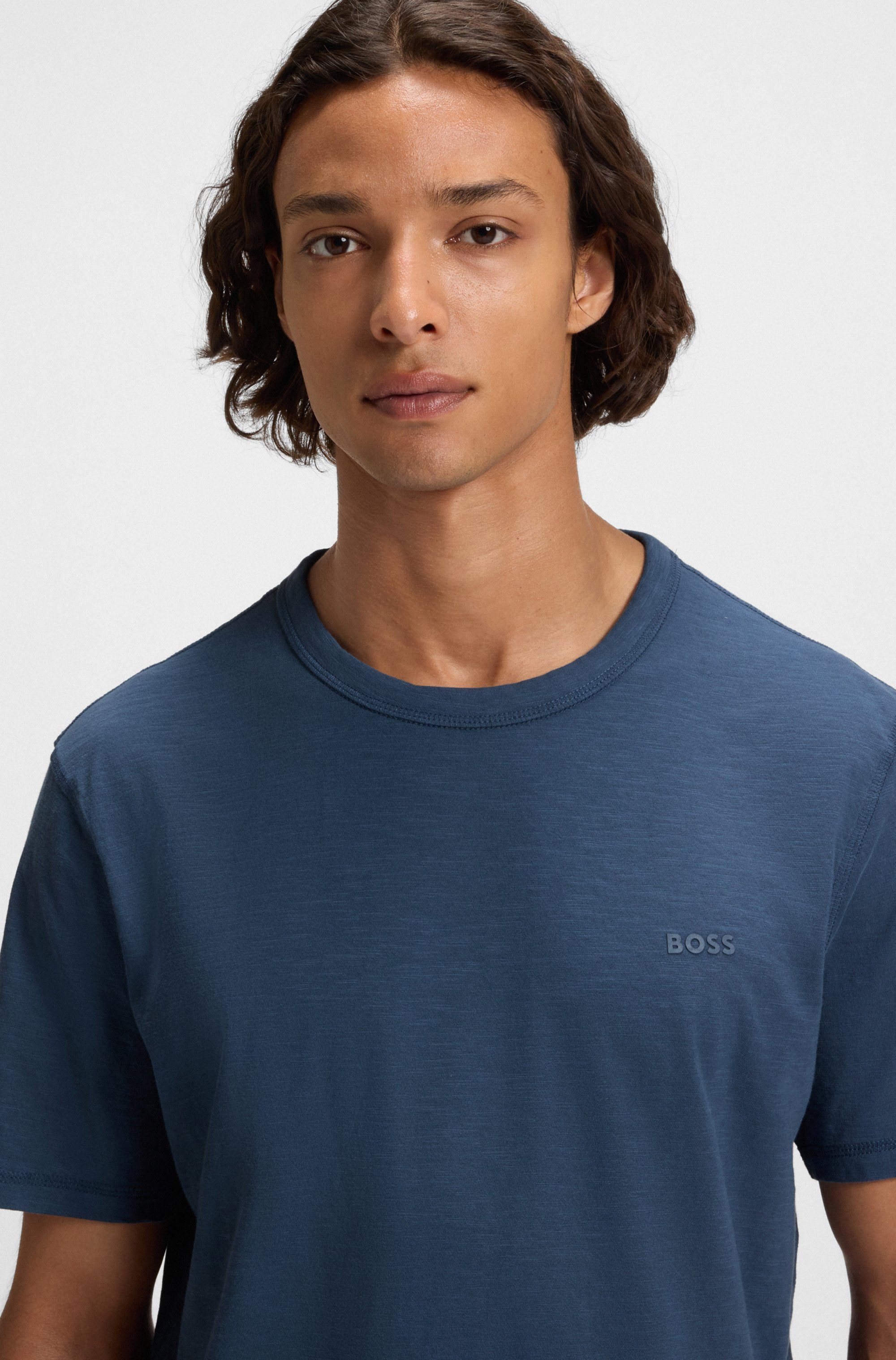 BOSS ORANGE T-Shirt Tegood Rundhalsausschnitt, Regular Fit, Logoschriftzug günstig online kaufen