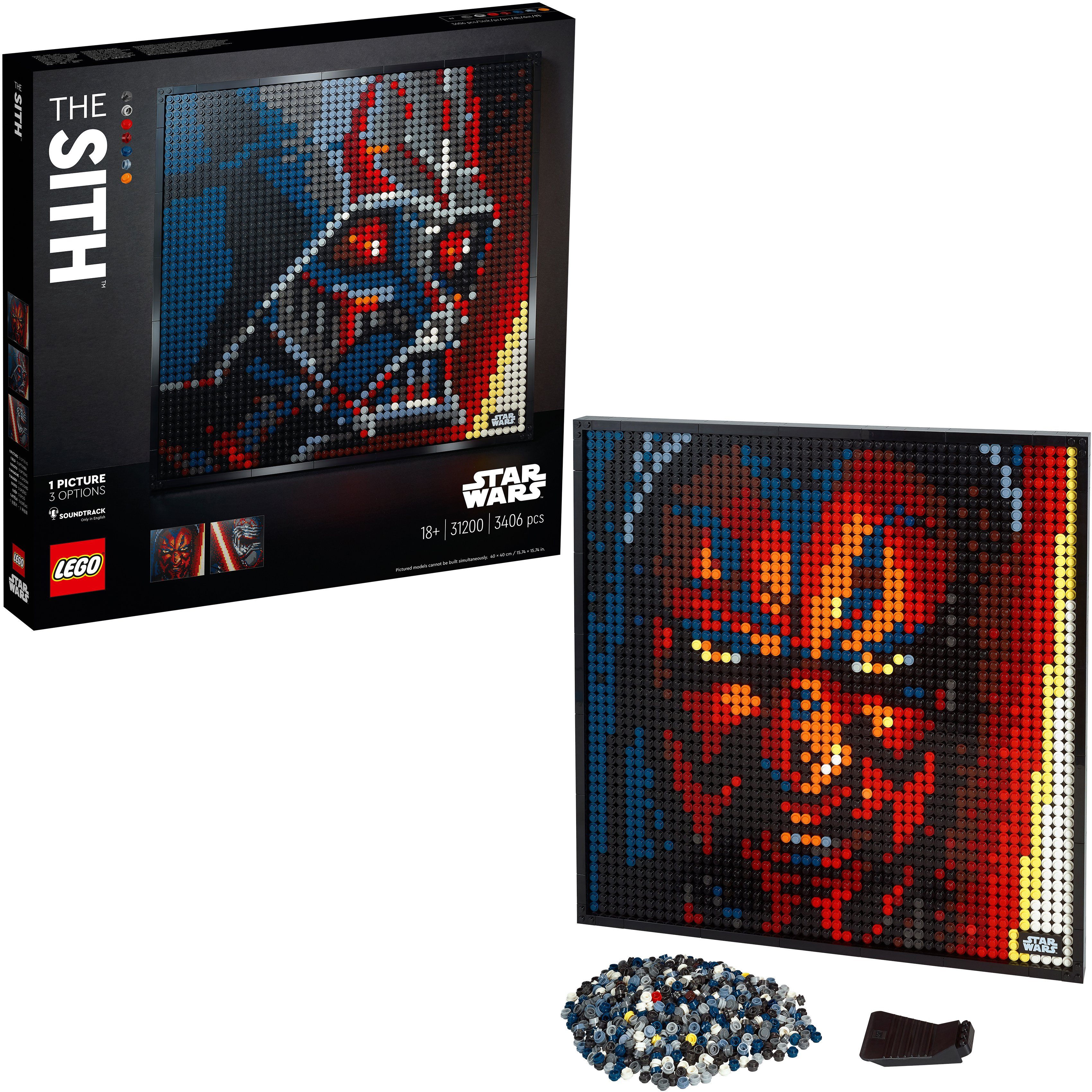 Image of LEGO 31200 Sith-Kunstbild Bausatz, Mehrfarbig