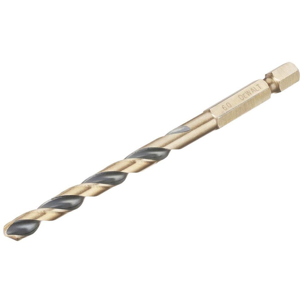 1 Metall-Spiralbohrer DeWalt Metallbohrer Gesamtlänge DT20608-QZ DEWALT mm 6 HSS-G 1 Stück