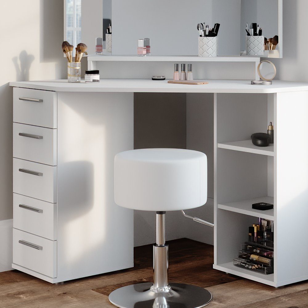 Vicco Schminktisch Sofia, Weiß, 128 cm günstig online kaufen