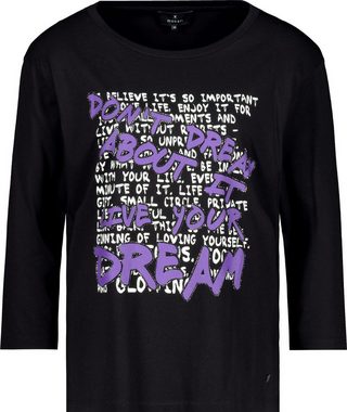 Monari Longsleeve Shirt mit Schriftmix