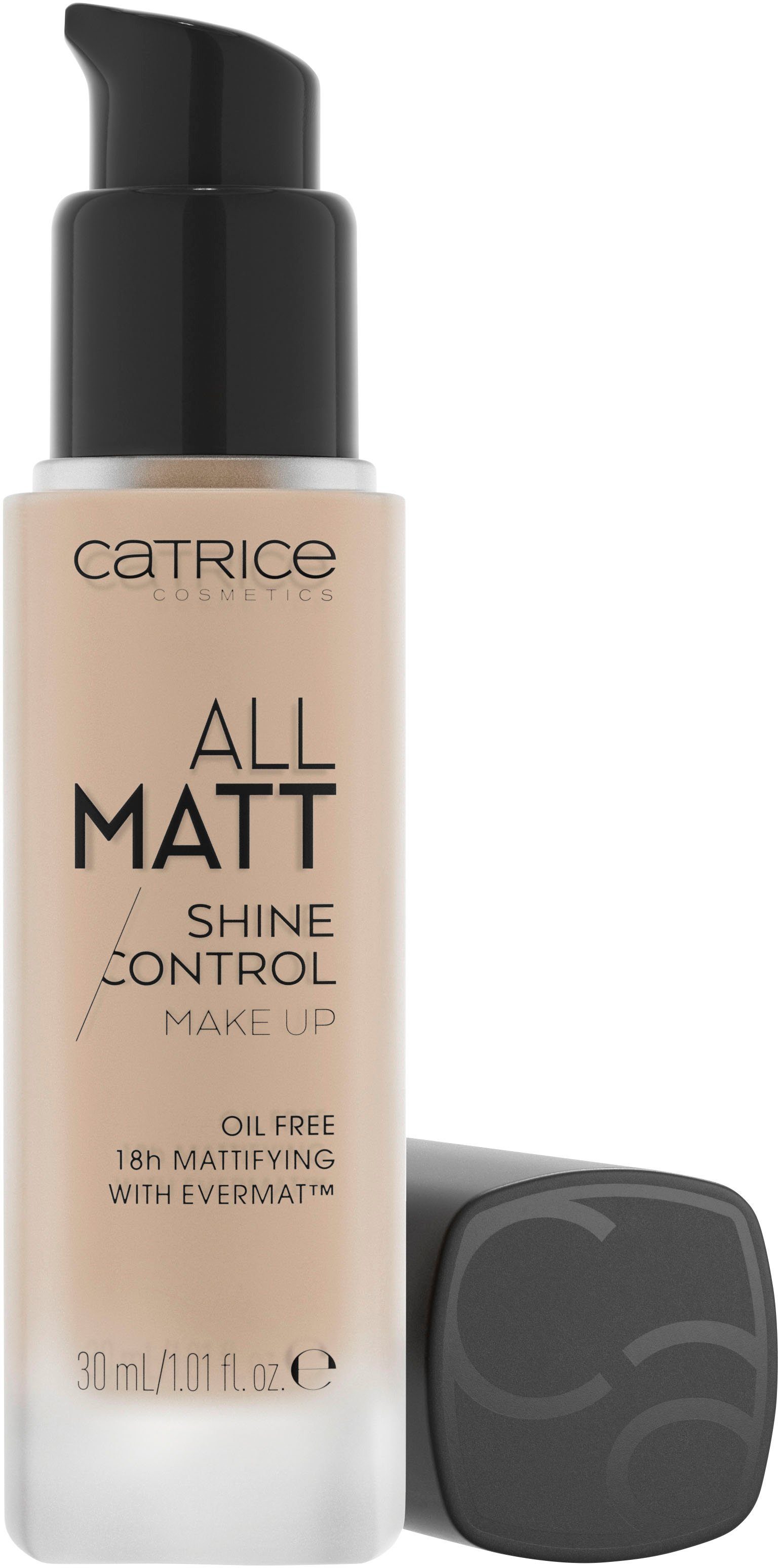 All Shine Control Vanilla Beige Matt Make Cool Up Foundation Catrice