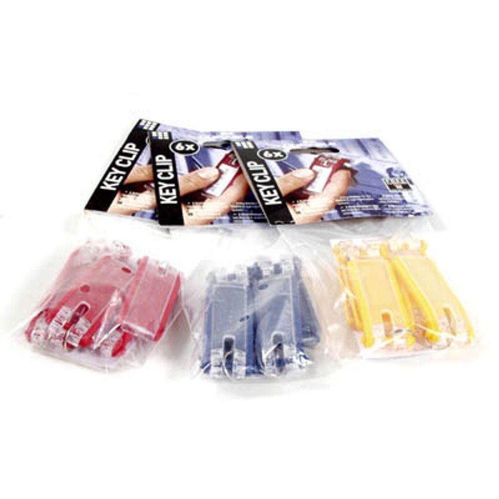 DURABLE Schlüsselanhänger DURABLE Schlüsselanhänger KEY CLIP farbsortiert - 18er Pack