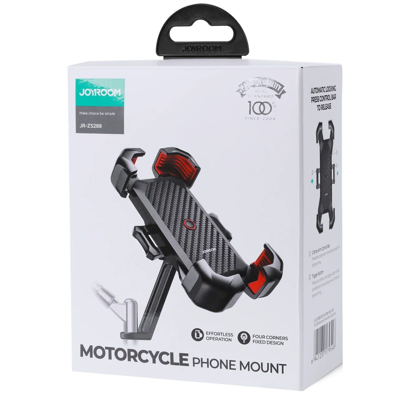 JOYROOM Handy-Halterung Motorrad-Telefonhalter 4,7 - 7" Handy Halterung Smartphone Halterung – Bild 4 von 4