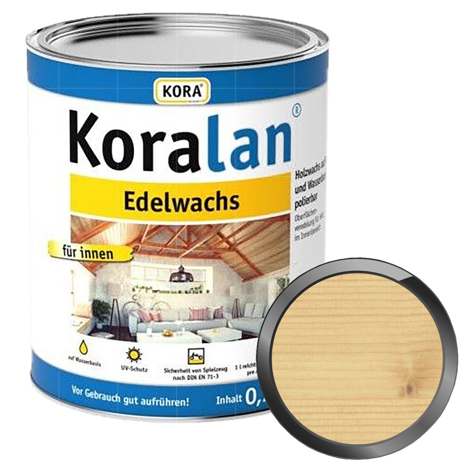 KORA Holzöl Koralan Edelwachs - 0.75 Ltr