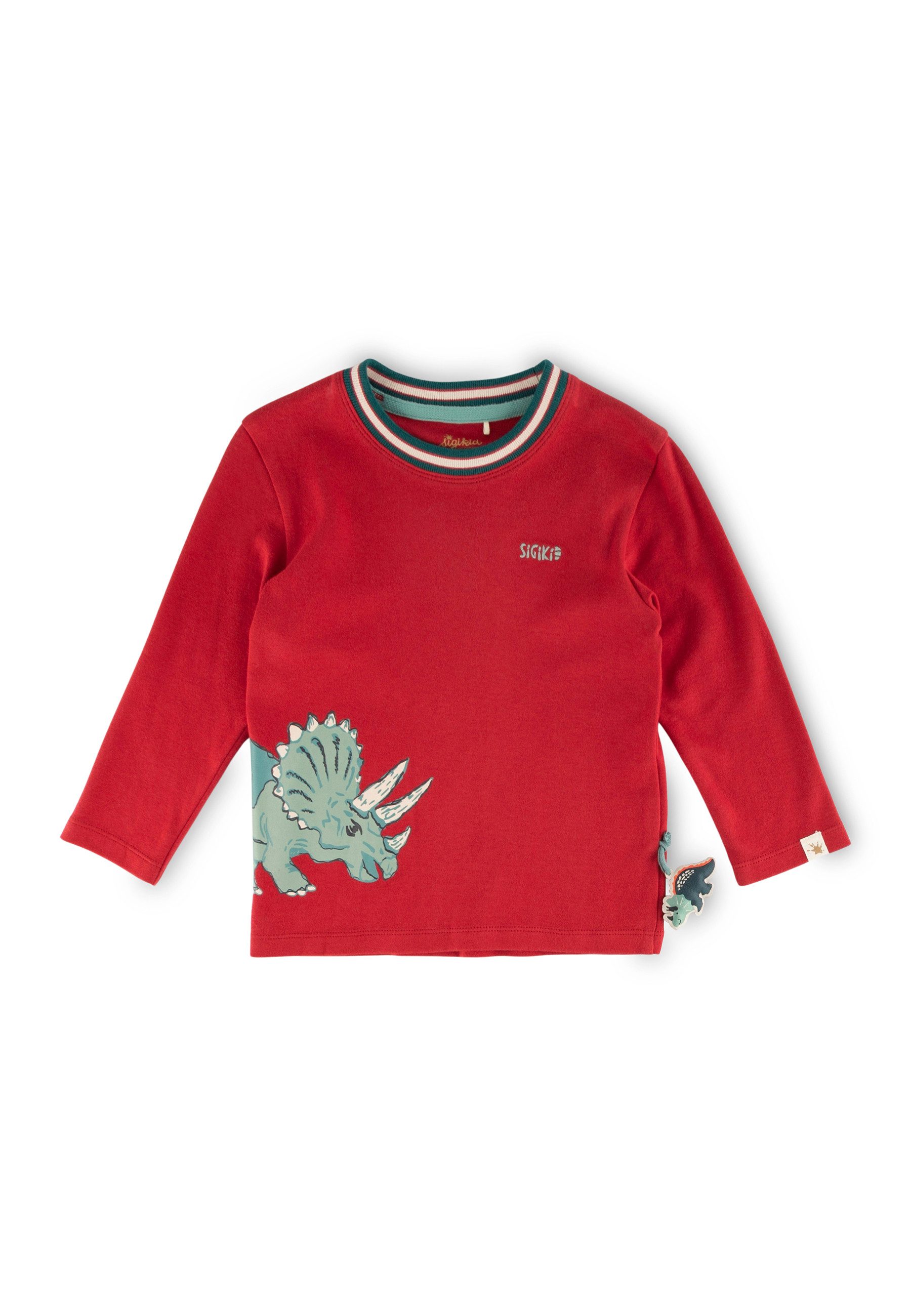 Sigikid Langarmshirt Langarmshirt dino world für Kinder Jungen (1-tlg)