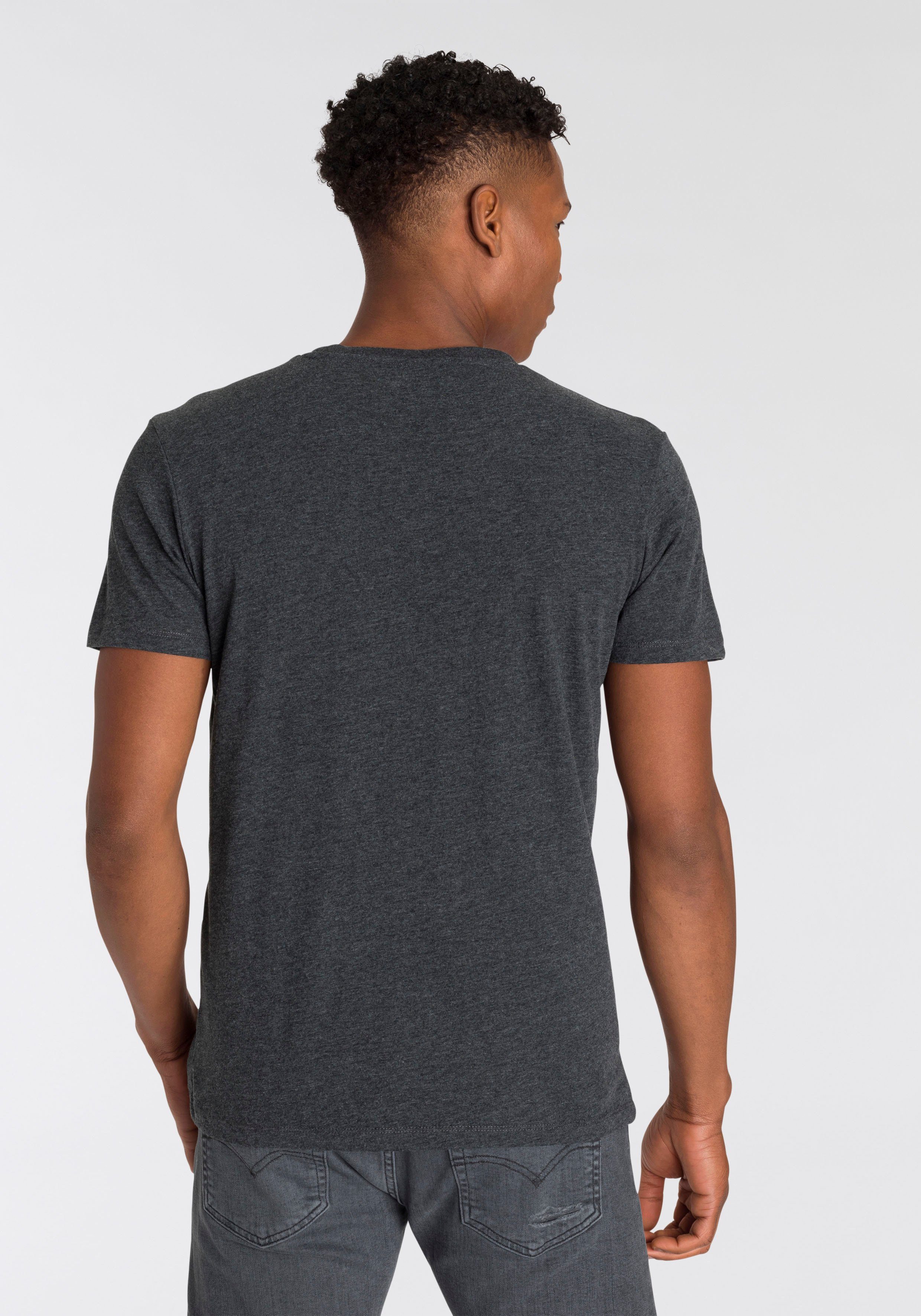Jack & Jones T-Shirt JCOKOMPO Kurzarm-Design mit Print und optimaler Passform Print, modisch, regular fit, Baumwolle, Rundhals