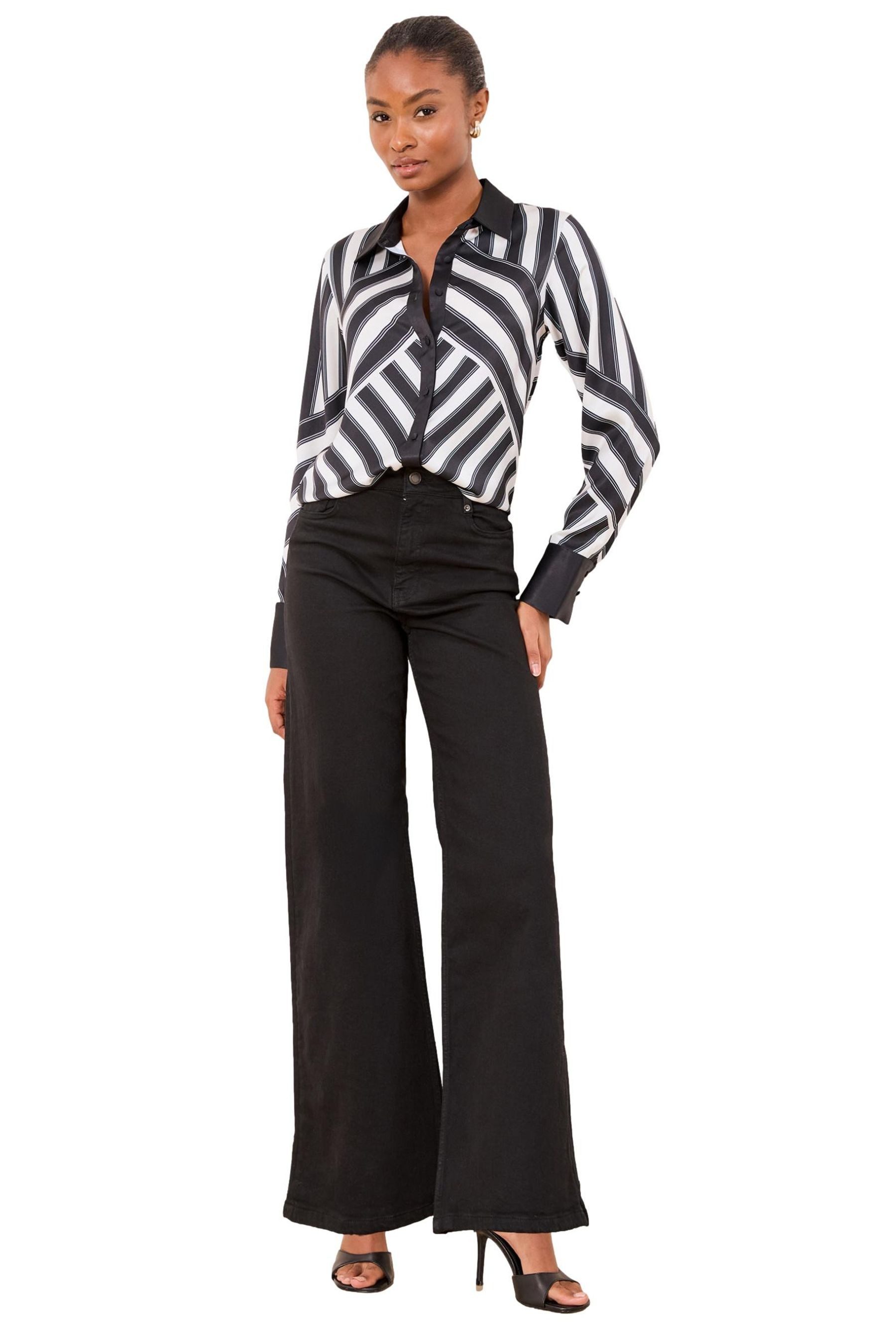 LIPSY Hemdbluse Lipsy Bluse aus Satin, Regular (1-tlg)