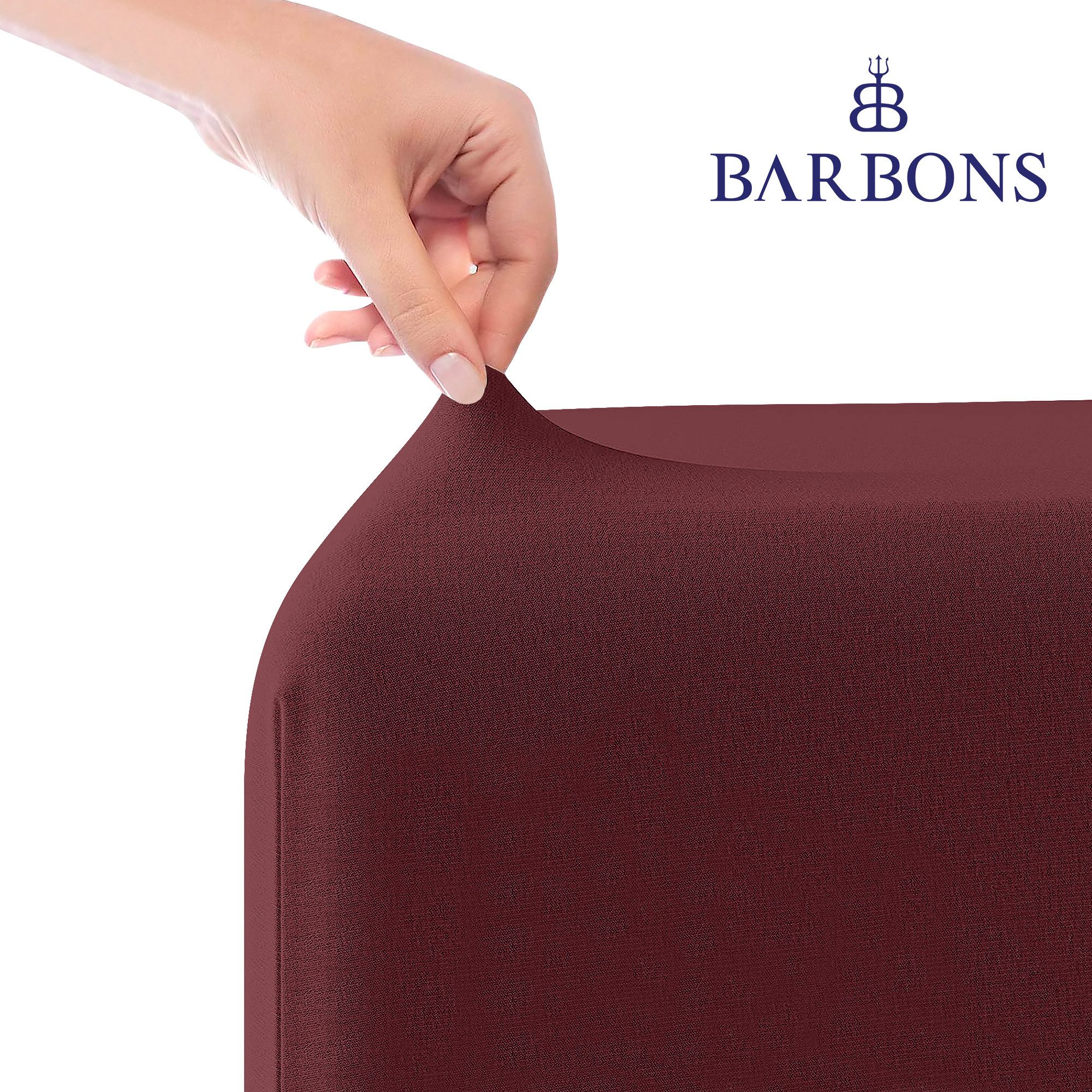 BARBONS Spannbettlaken Jersey Bettlaken, 145 g/m² günstig online kaufen