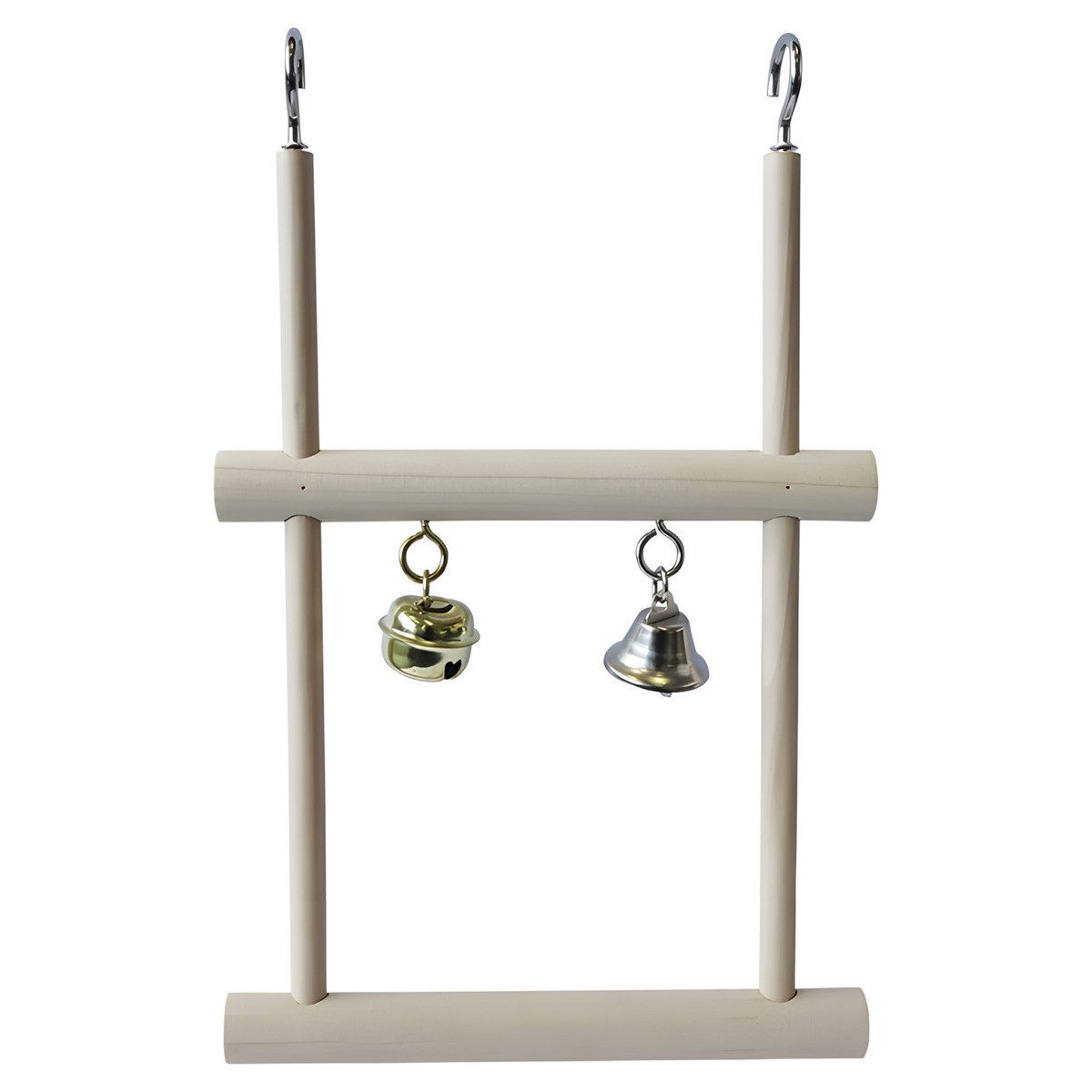 Nobby Vogelspielplatz Trapezschaukel doppelt, mit Glocke