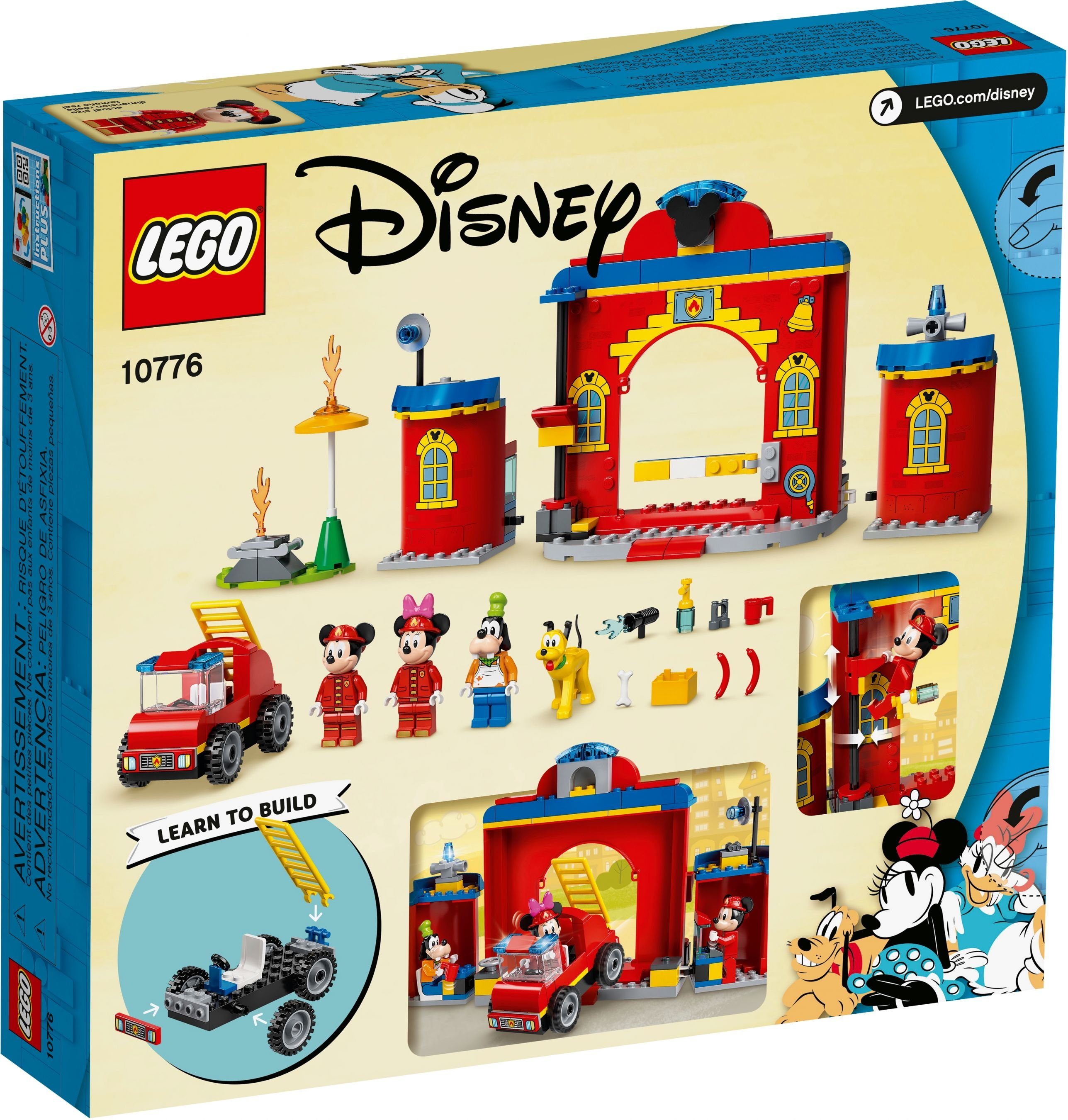 - - Disney™ Konstruktionsspielsteine Mickys and LEGO® Mickey LEGO® Friends Feuerwehrstation (144 St) und,