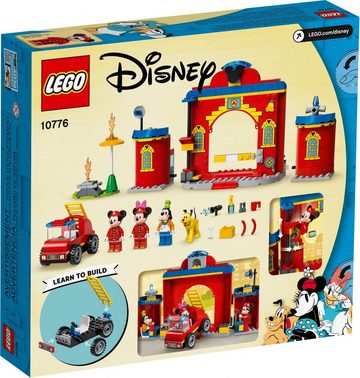 LEGO® Konstruktionsspielsteine LEGO® Disney™ - Mickey and Friends - Mickys Feuerwehrstation und, (144 St)