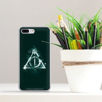 DeinDesign Handyhülle Harry Potter Heiligtümer des Todes Offizielles Lizenzprodukt, Apple iPhone 7 Plus Silikon Hülle Bumper Case Handy Schutzhülle