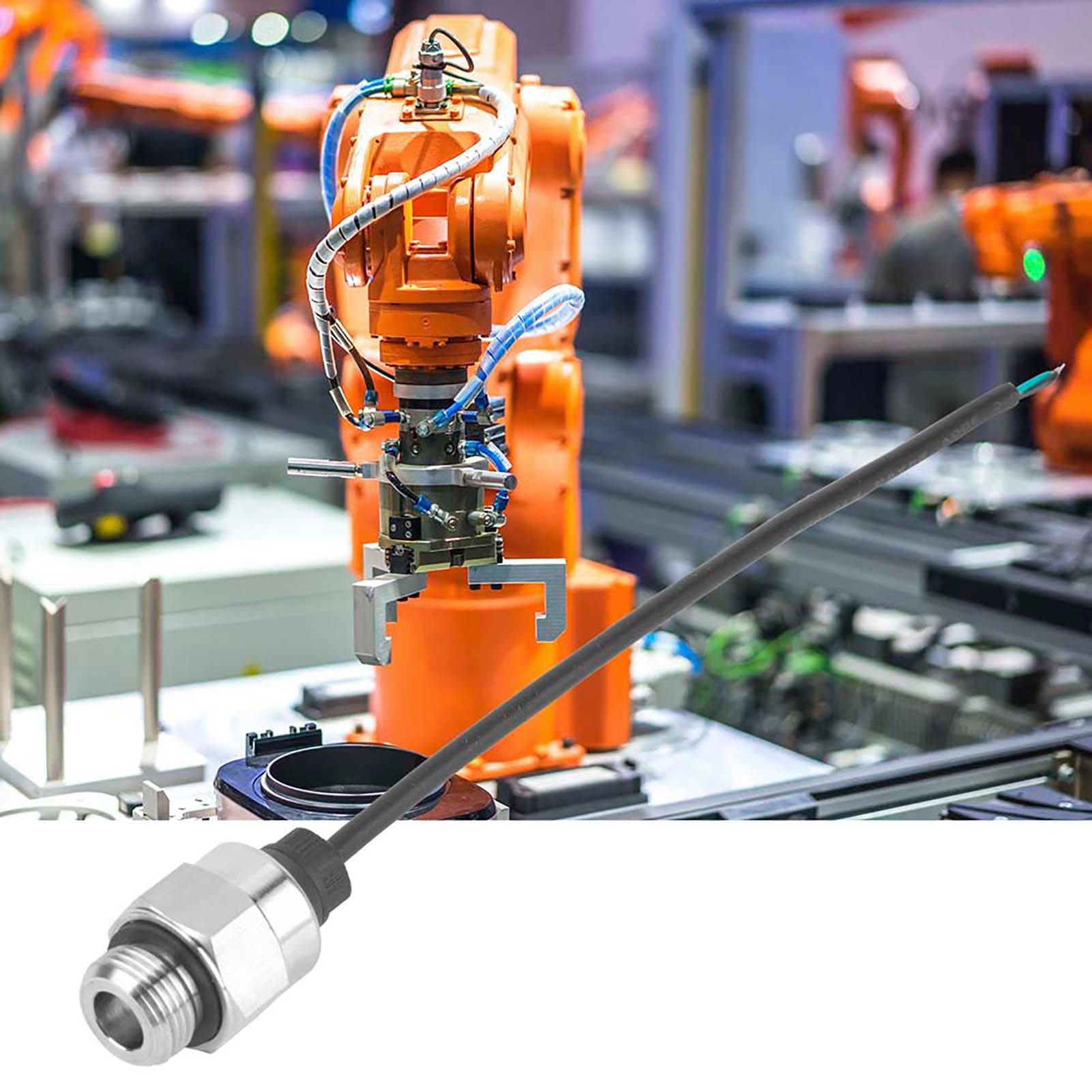 GARRYFIZH Sensor NP-TP-0030 Drucksensor G3/8 Gewinde (0~50BAR), Dreiadriger Packard-Stecker, IP65, piezoresistiv