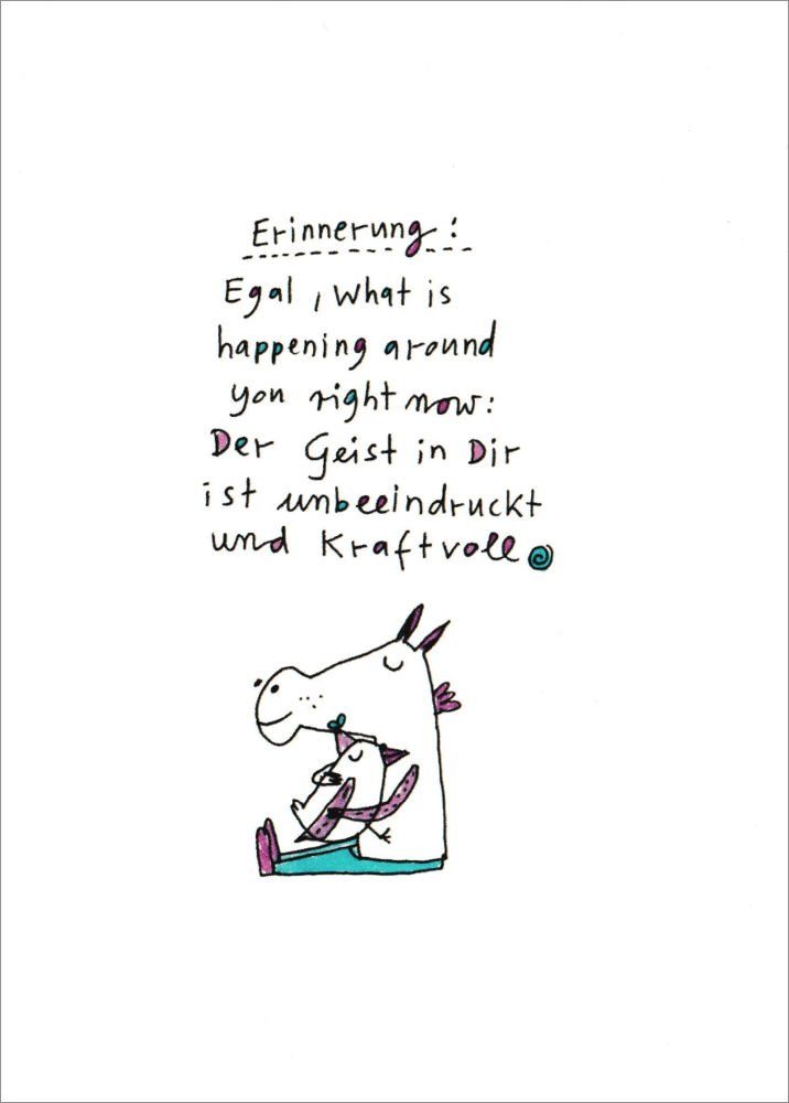 around happening is what Postkarte Egal, you ..." "Erinnerung: