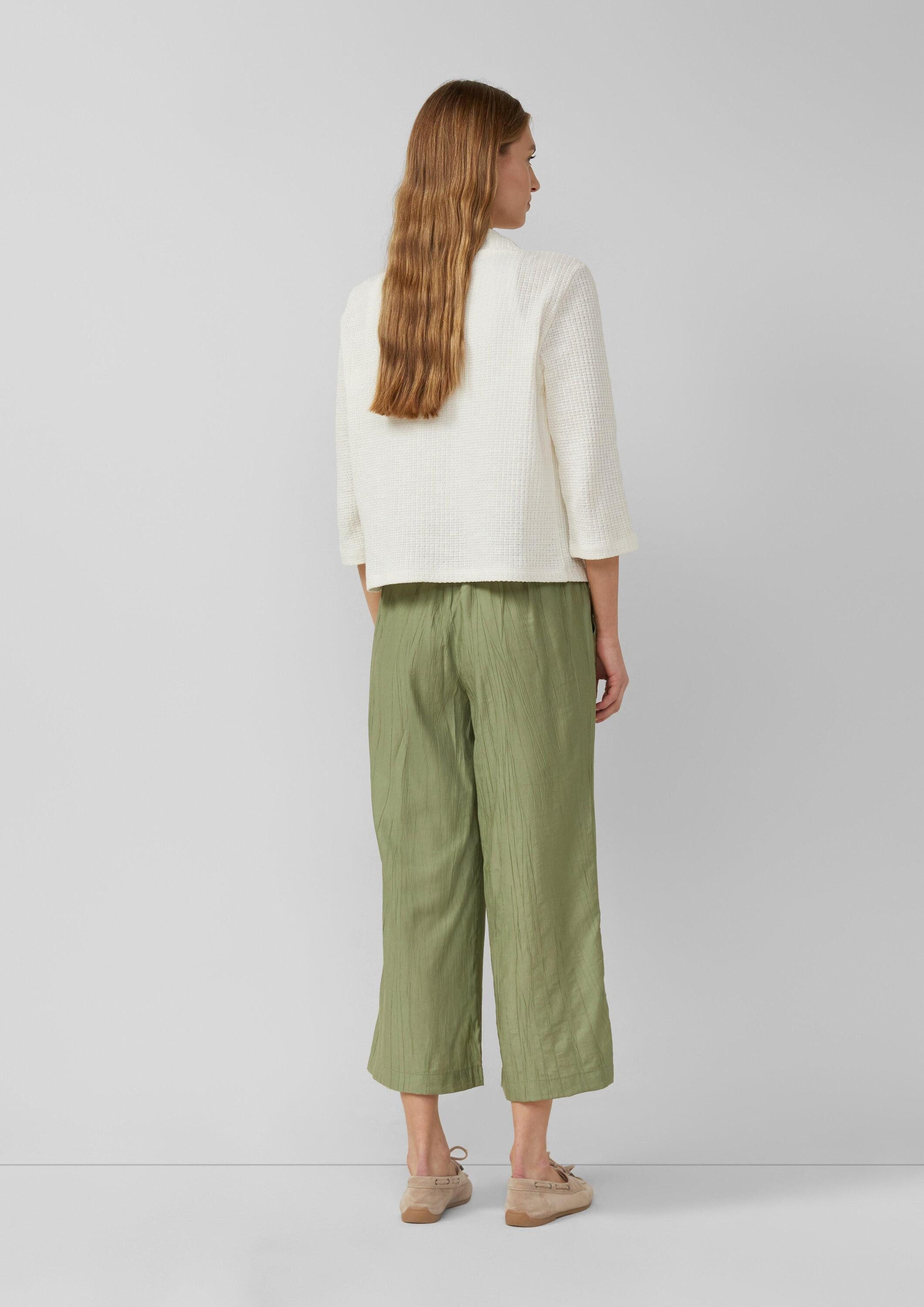 s.Oliver Cardigan Indoor-Jacke Leichte Jacke aus Strukturjersey