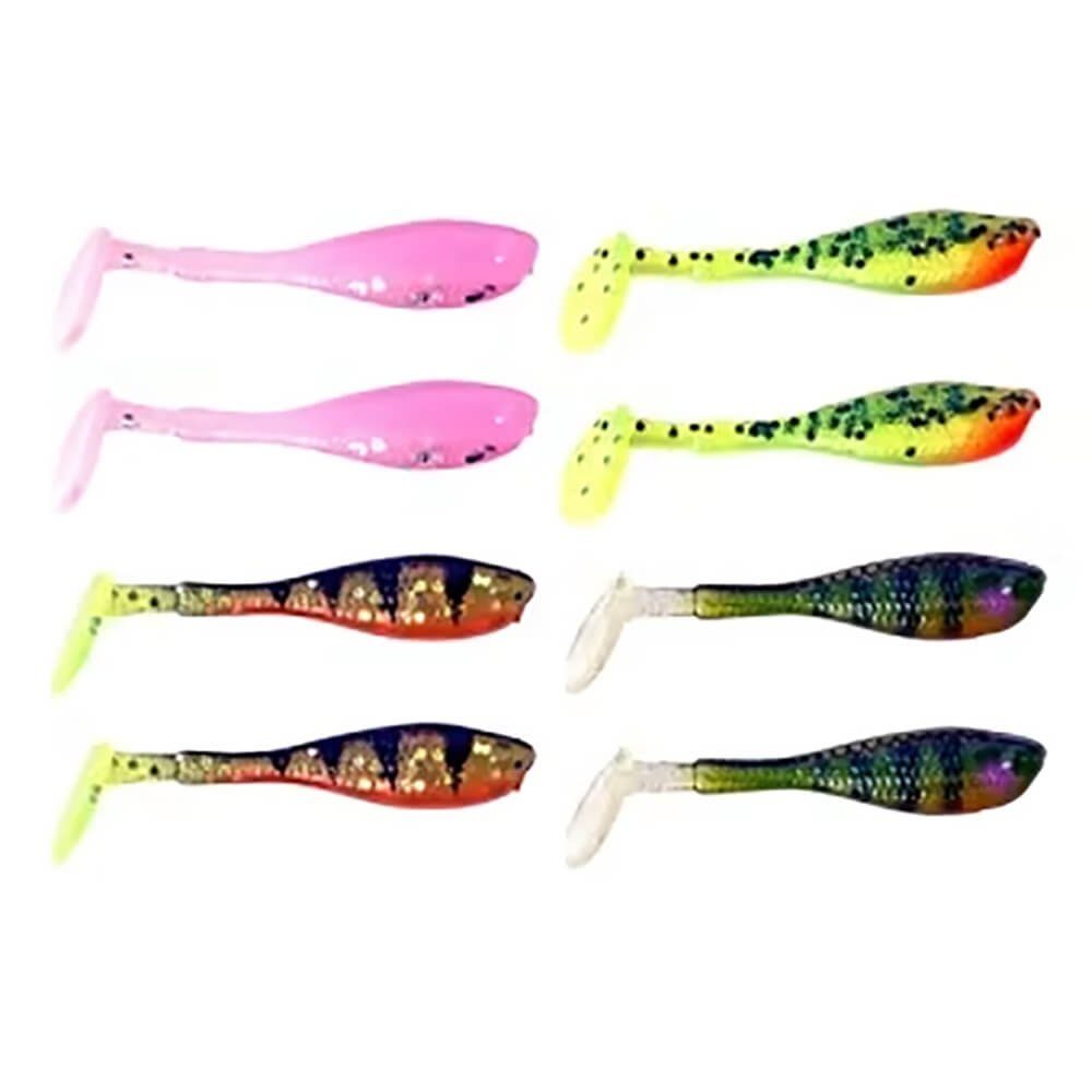 Fox Rage Kunstköder Fox Rage Micro Fry Gummifische UV Mixed Color Pack 4cm 8Stk., (8-St)