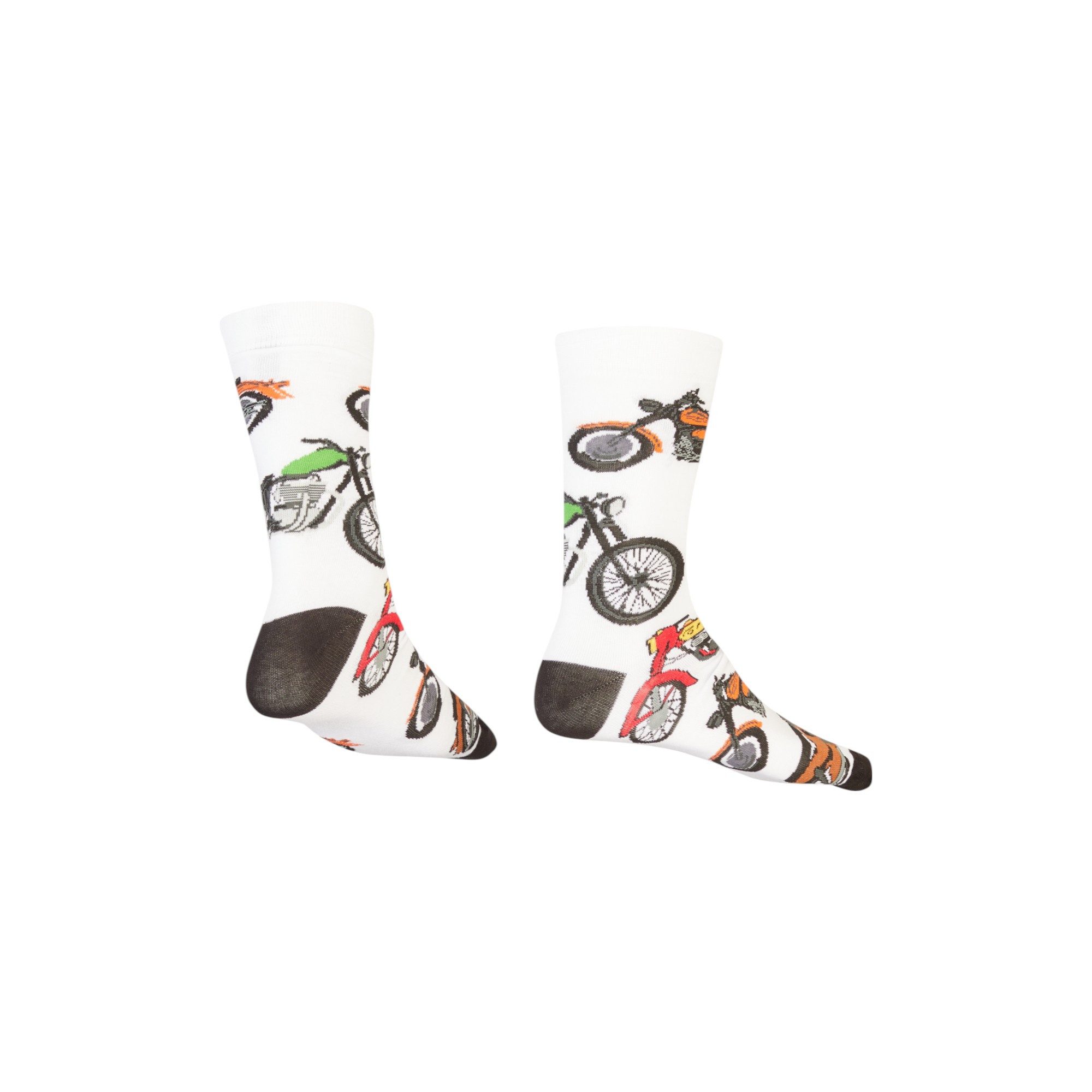 AbgeStrumpft Freizeitsocken Abgestrumpft Socken Motorrad (1 Paar, 1-Paar, 1 Paar) lustiges Design