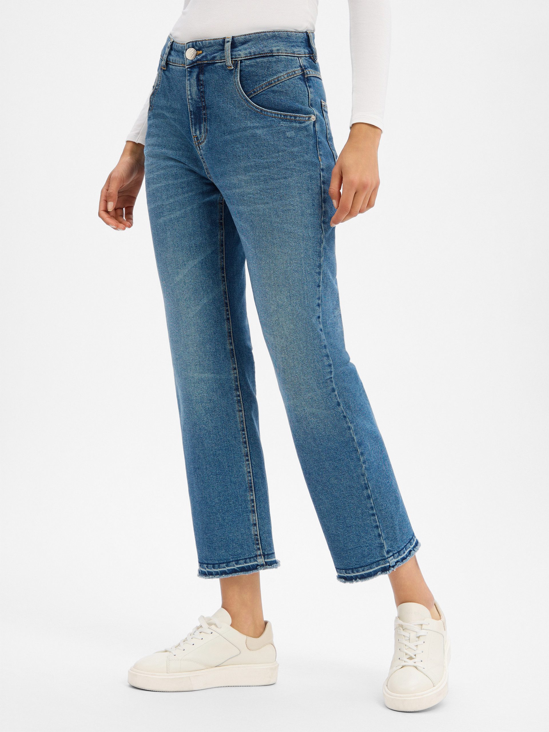 OPUS Straight-Jeans Lani Twist