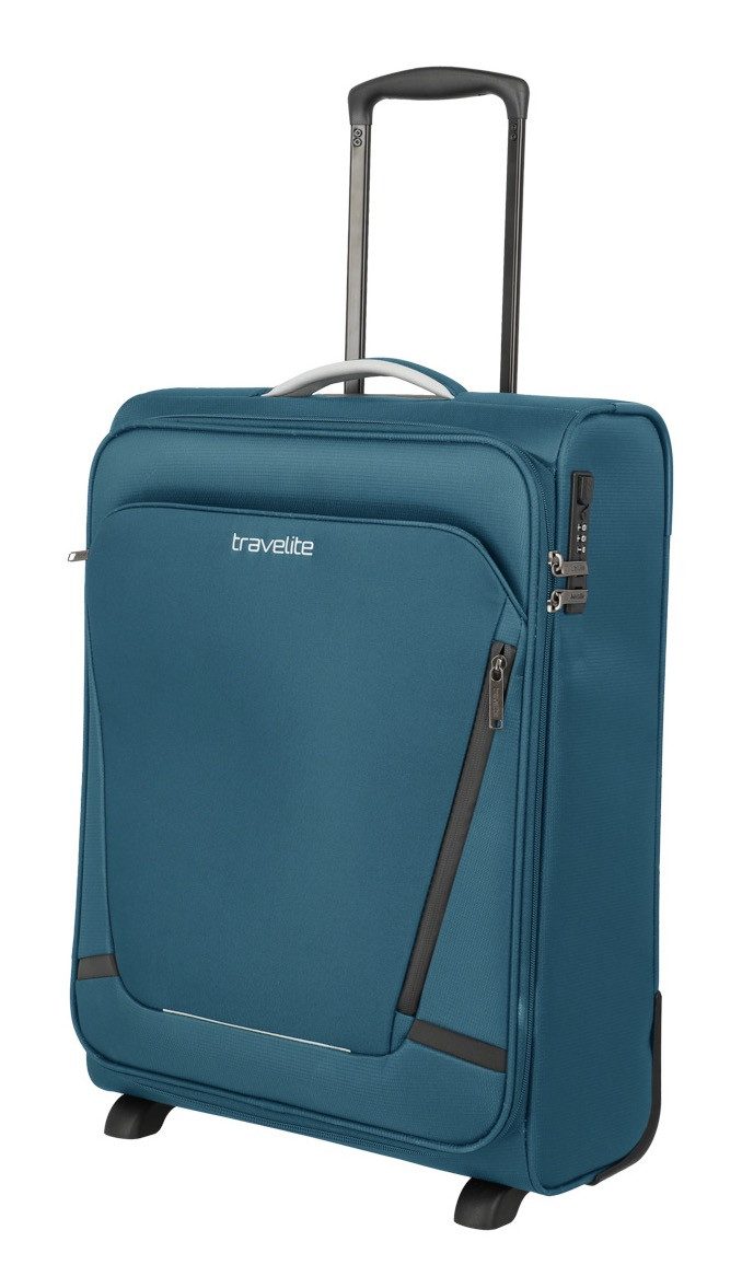 travelite Handgepäck-Trolley JETPACK Multi 2 Cabin Handgepäck Koffer, 2 Rollen, Weichgepäck, passend für Ryanair, Condor und viele gängige Airlines