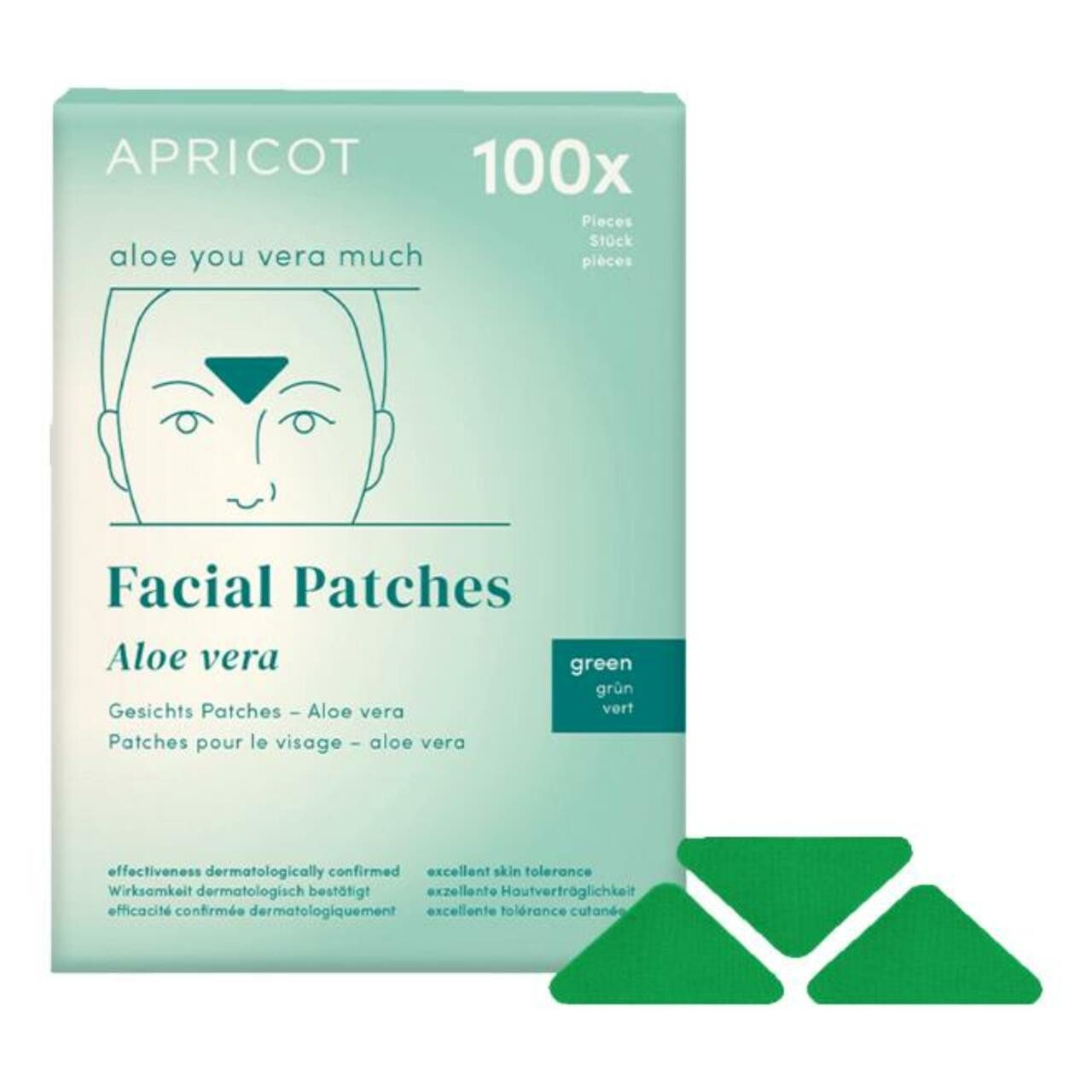 Apricot Anti-Aging-Creme Gesichts Patches Aloe Vera, für Alle Hauttypen