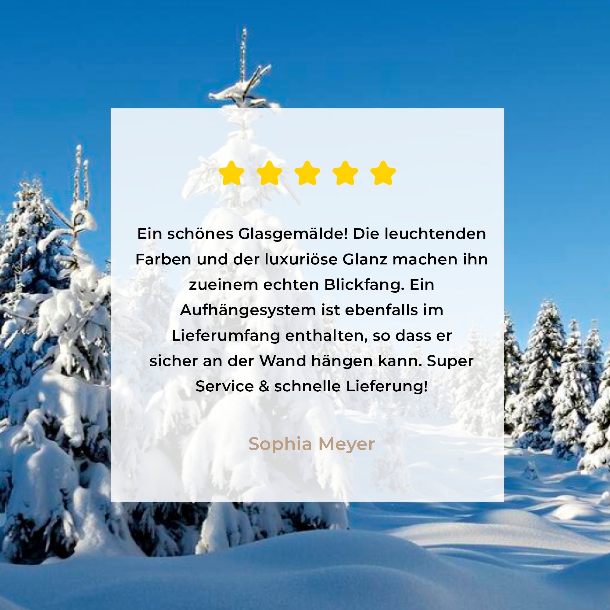 Schnee St), (1 Wohnzimmer Harz bedeckt MuchoWow des Nationalparks Schlafzimmer Deutschland, Acrylglasbild Nadelbäume Acrylglasbilder die & in