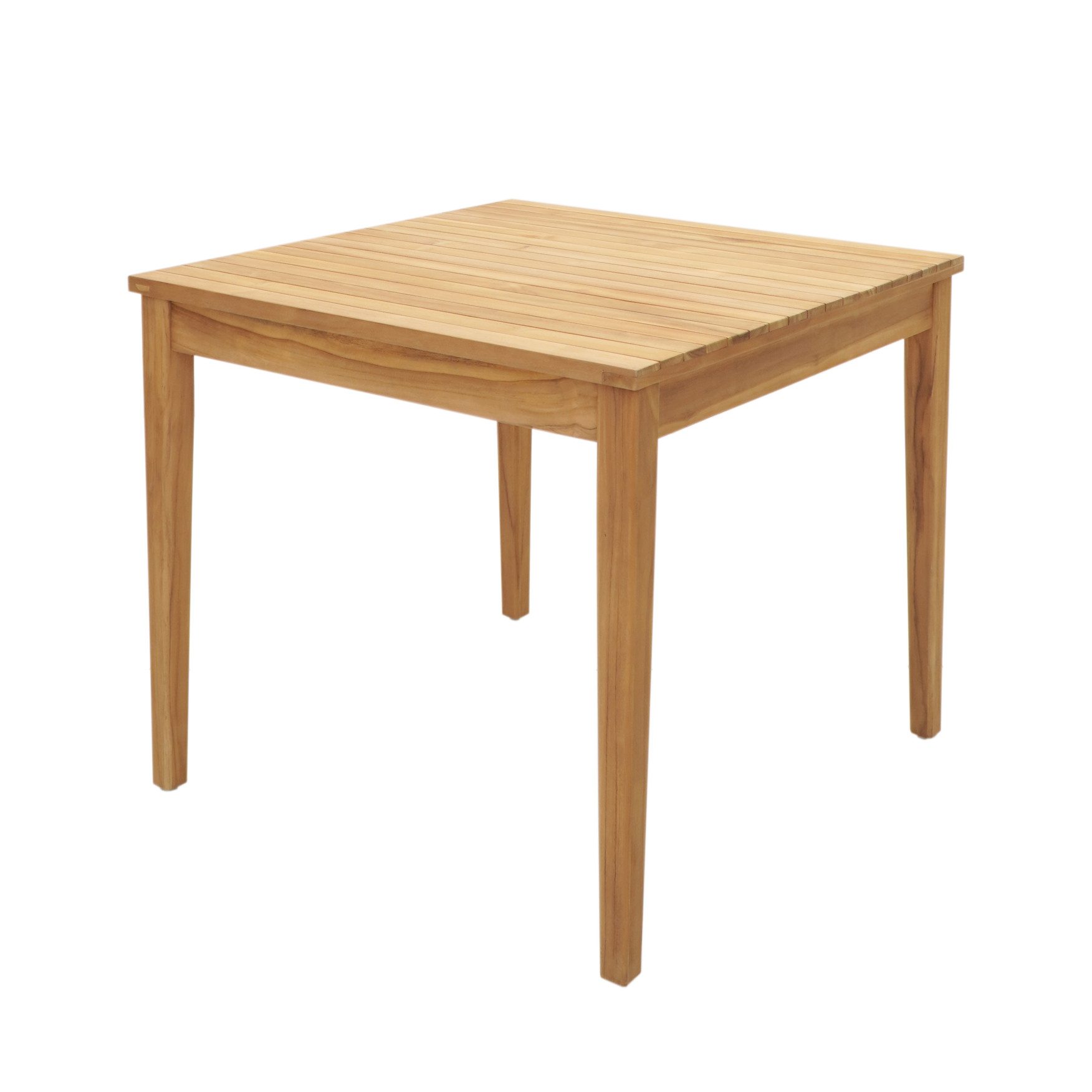 More2Home Gartentisch KINITO-2, Teakholz massiv, 100 x 100 cm