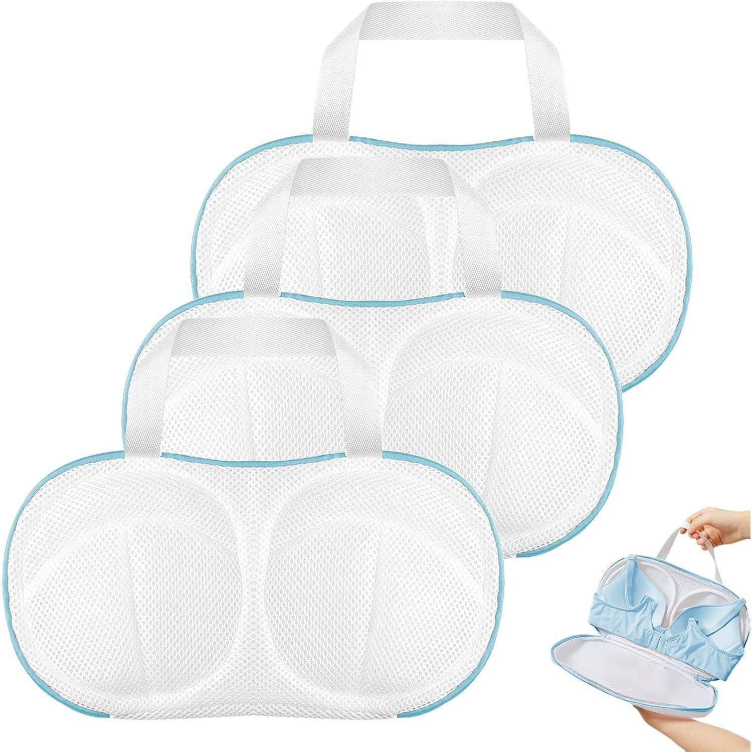 LuxusKollektion Wäschenetz BH Wäschenetz 3er Set 34x20cm