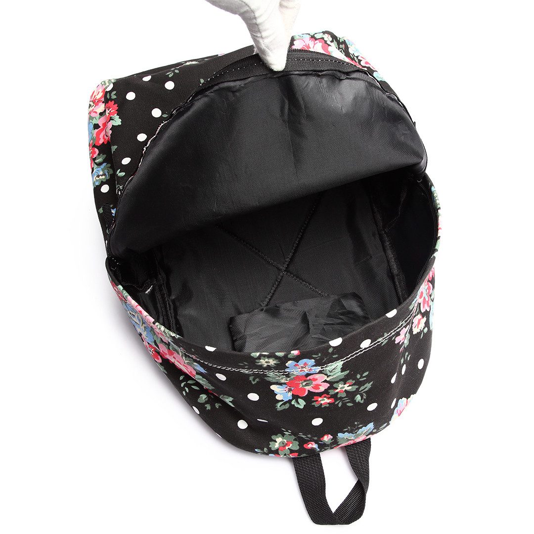 KONO Schulrucksack Schultasche Mädchen Teenager Damen Vintage Canvas Rucksack