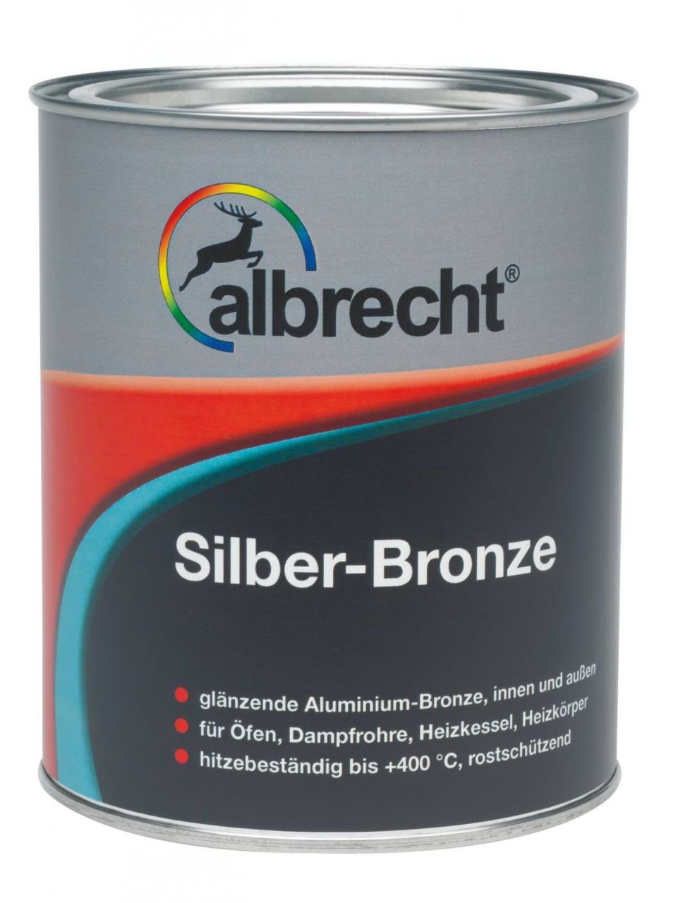 125 ml Albrecht Lack Silber-Bronze silber Albrecht