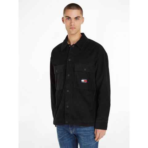 Tommy Jeans Langarmhemd TJM SHERPA LINED CORD OVERSHIRT