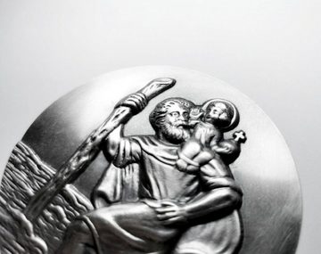 PistolaPeppers Amulett Plakette Schutzpatron der Reisenden Heiliger Christophorus