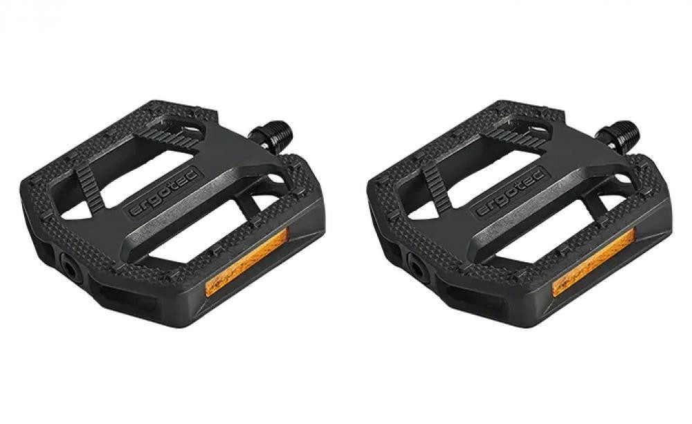 Ergotec Fahrradpedale ergotec Pedale EP-M 9/16 schwarz Polypropylen rutschfest 110x108 mm ro