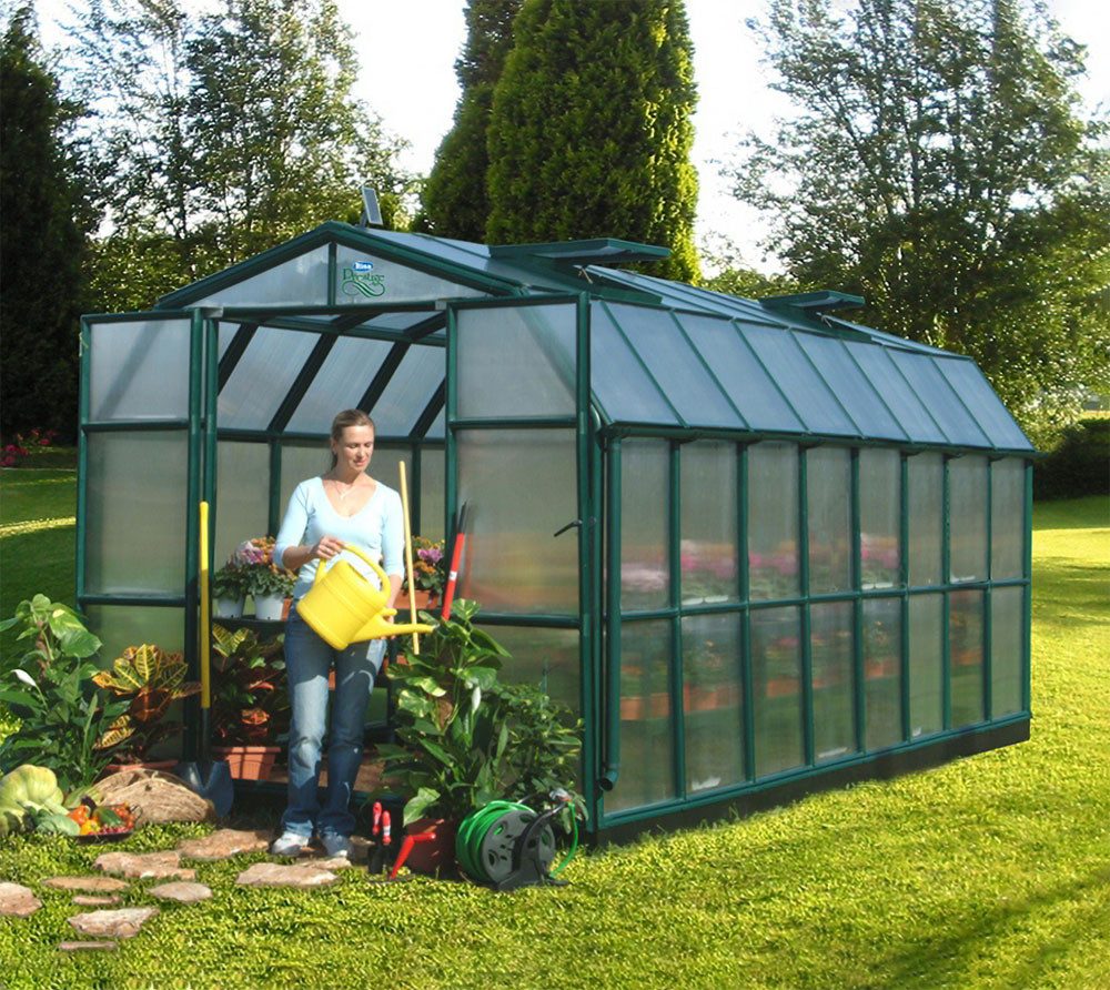 Rion Gewächshaus Gardener 48, Montagefreundliches Stecksystem, LxHxB 514x265x238cm