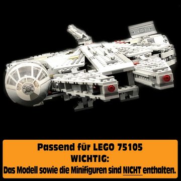 AREA17 Standfuß Acryl Display Stand für LEGO 75105 Millennium Falcon (zum selbst zusammenbauen), 100% Made in Germany