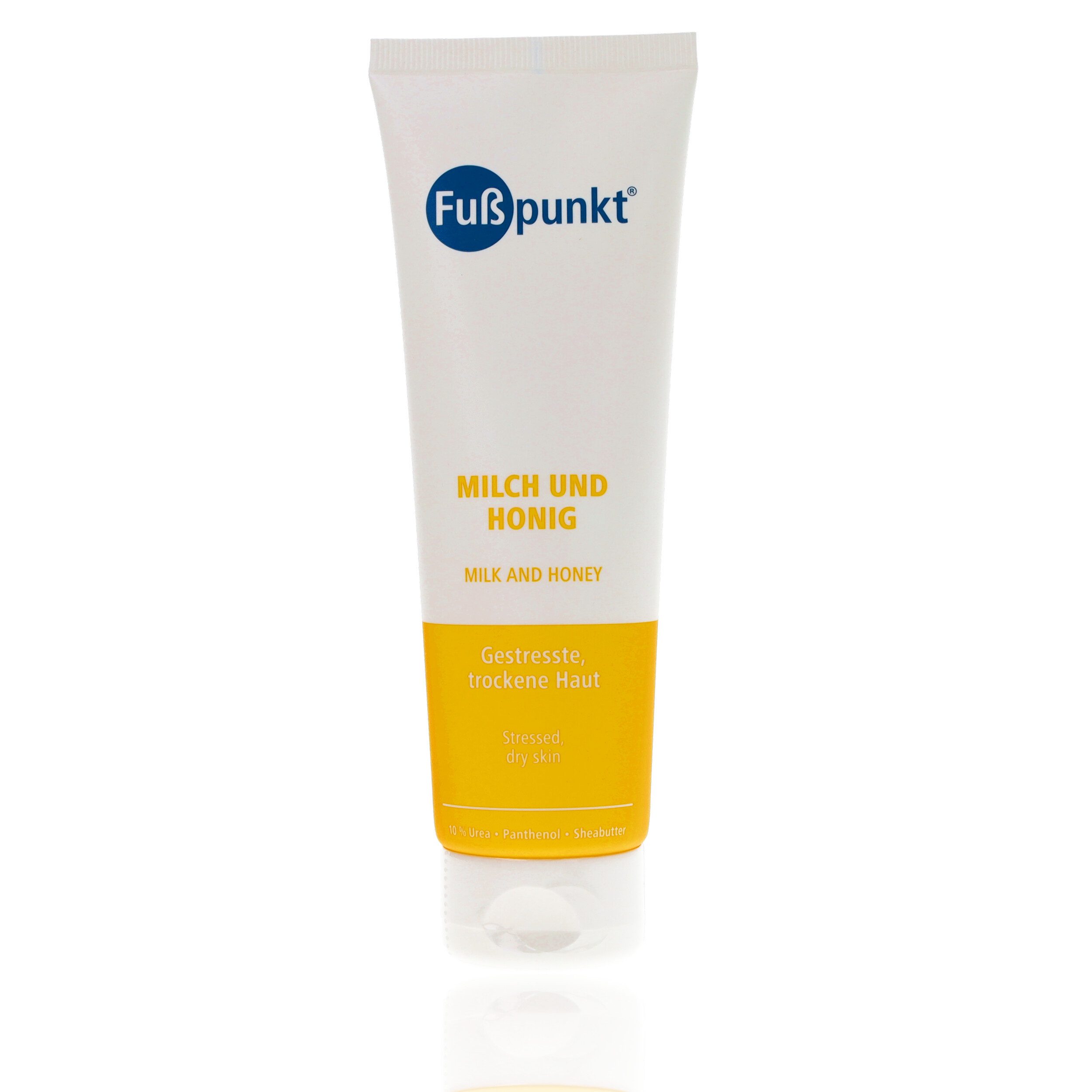 Fußcreme Fußpunkt Milch & Honig - für gestresste, trockene Haut 125ml
