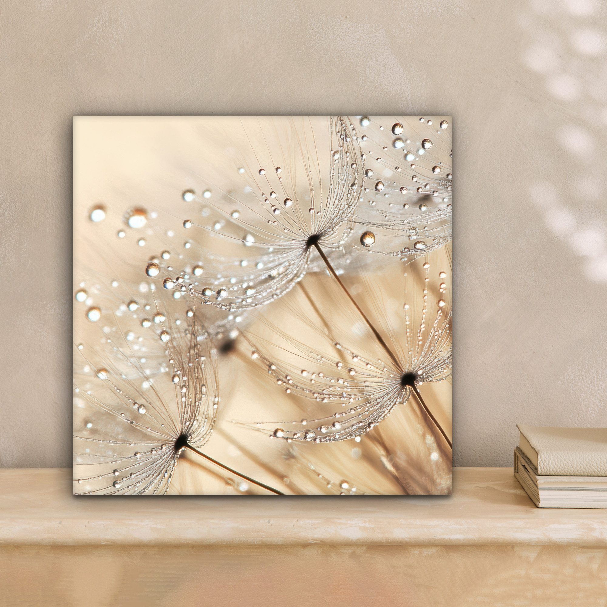 OneMillionCanvasses® Leinwandbild Löwenzahn - Abstrakt - Natur - Beige, Fot günstig online kaufen