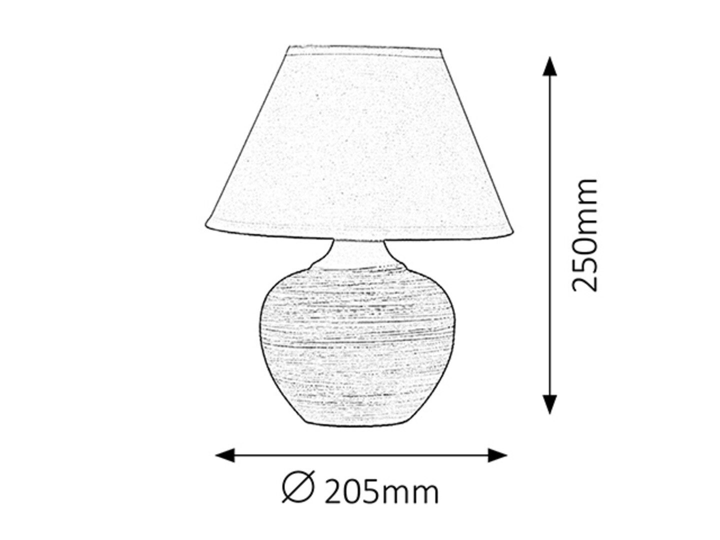 Rabalux LED Leselampe "Molly" Keramik, creme, günstig online kaufen