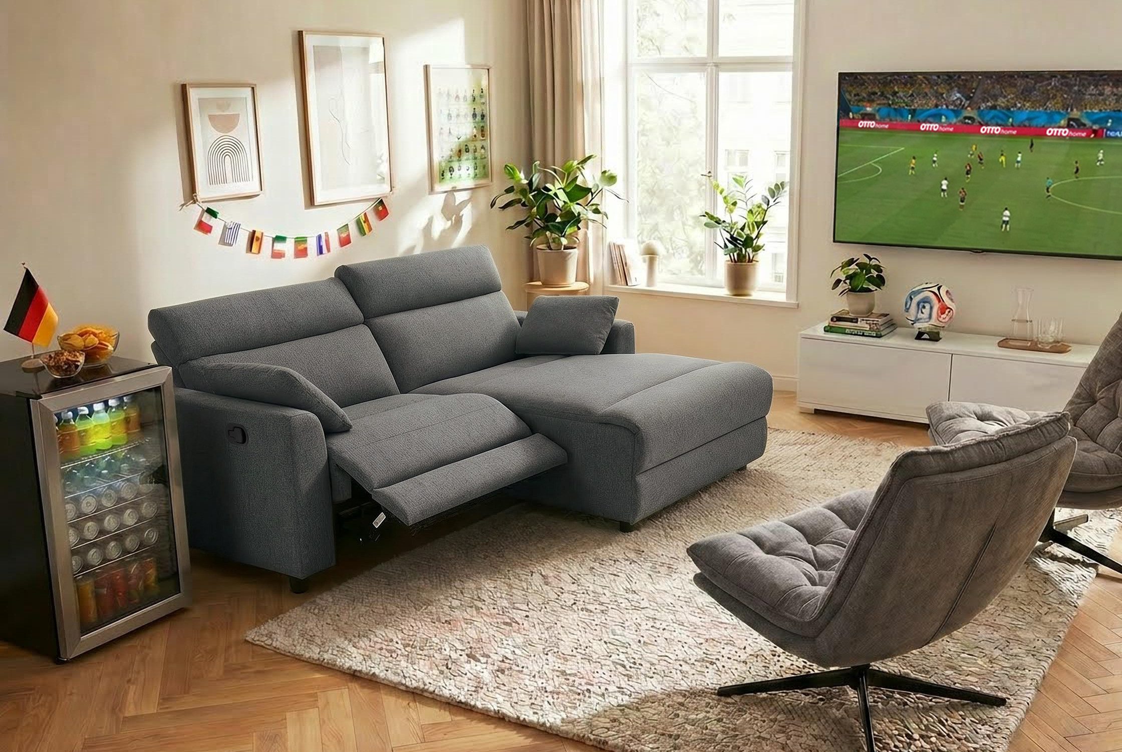 INOSIGN Ecksofa JENNA L-Form, 209cm