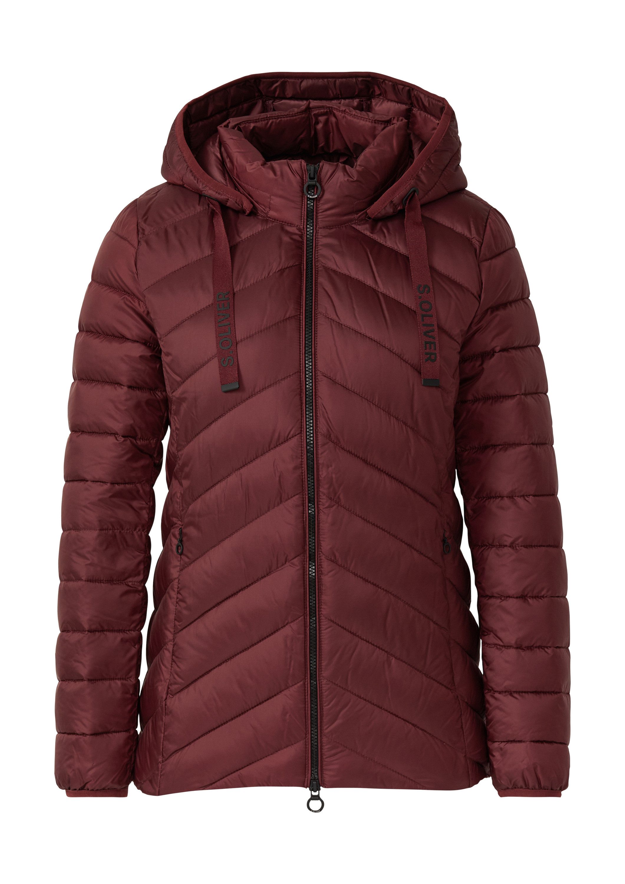 s.Oliver Funktionsjacke Outdoor-Jacke Steppjacke mit abnehmbarer Kapuze