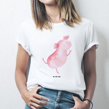 Mr. & Mrs. Panda T-Shirt Axolotl Tanzen, Nachthemd, Damen, Frauen, Sprüche, (1-tlg)