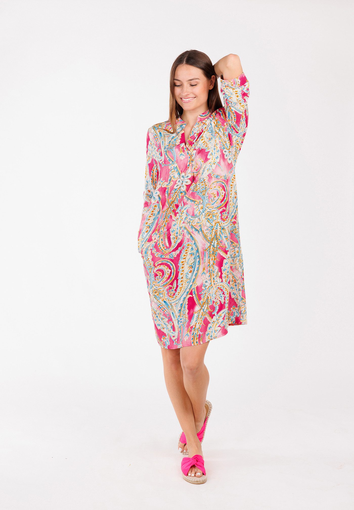 Key Largo Druckkleid WD INDIA v-neck (1-tlg) günstig online kaufen