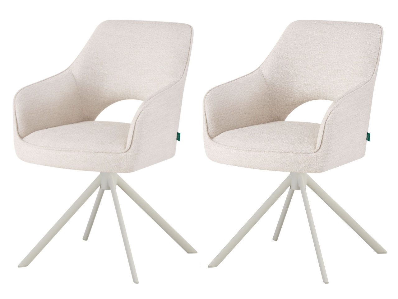 DUBI Möbel 4-Fußstuhl THOMAS-RAYA 2er-Set, verschiedene Gestelle, Federkern, 2er-Set