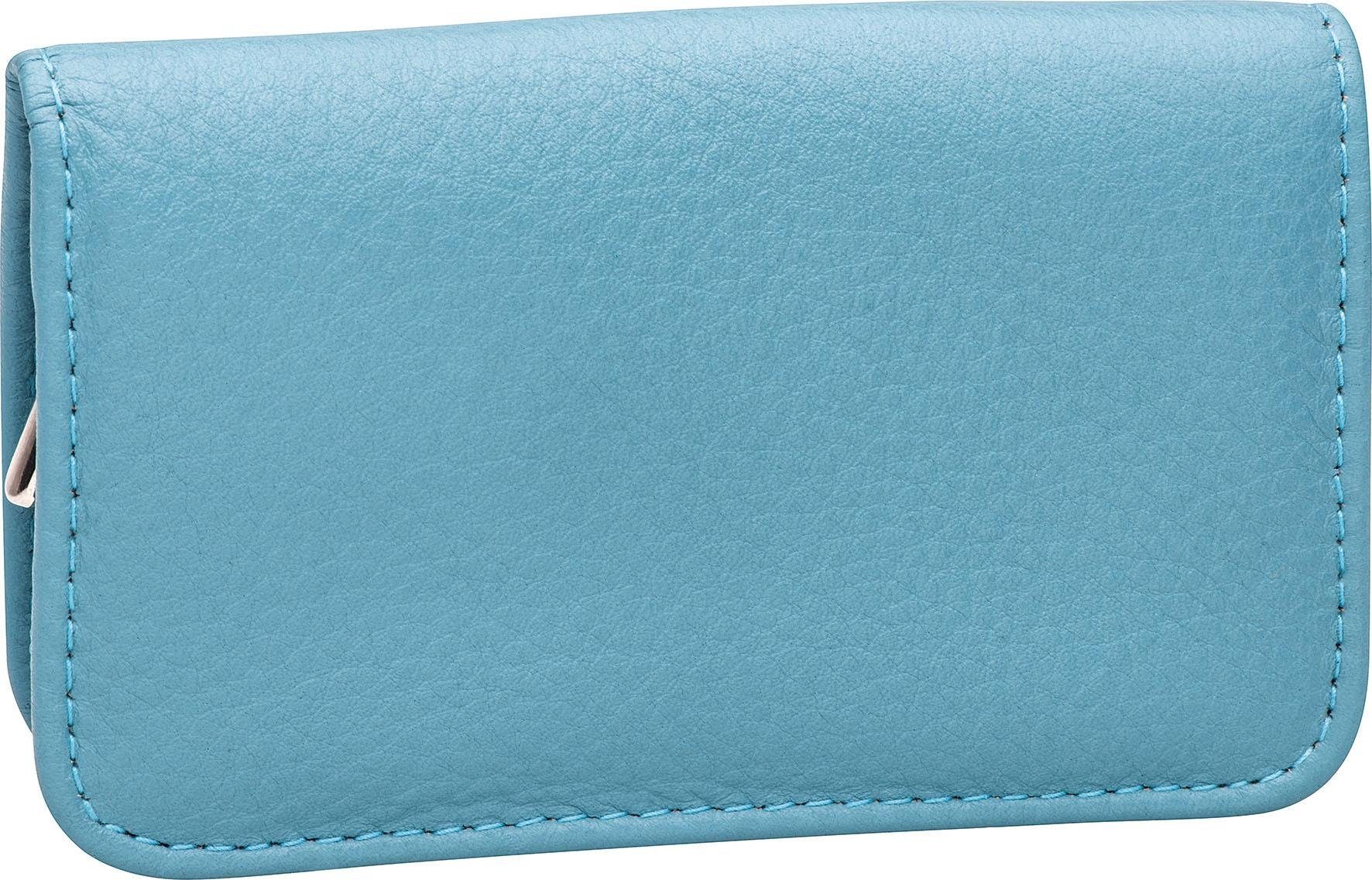 ERBE Maniküre-Etui Siena, 5 mit Lederetui Zippverschluss meerblau tlg