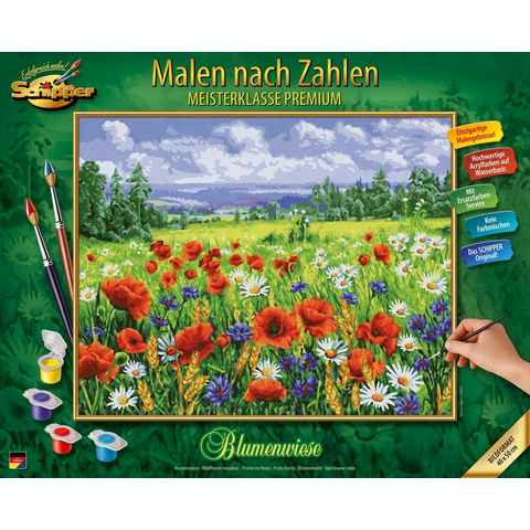 Schipper Malen nach Zahlen Meisterklasse Premium - Blumenwiese, Made in Germany