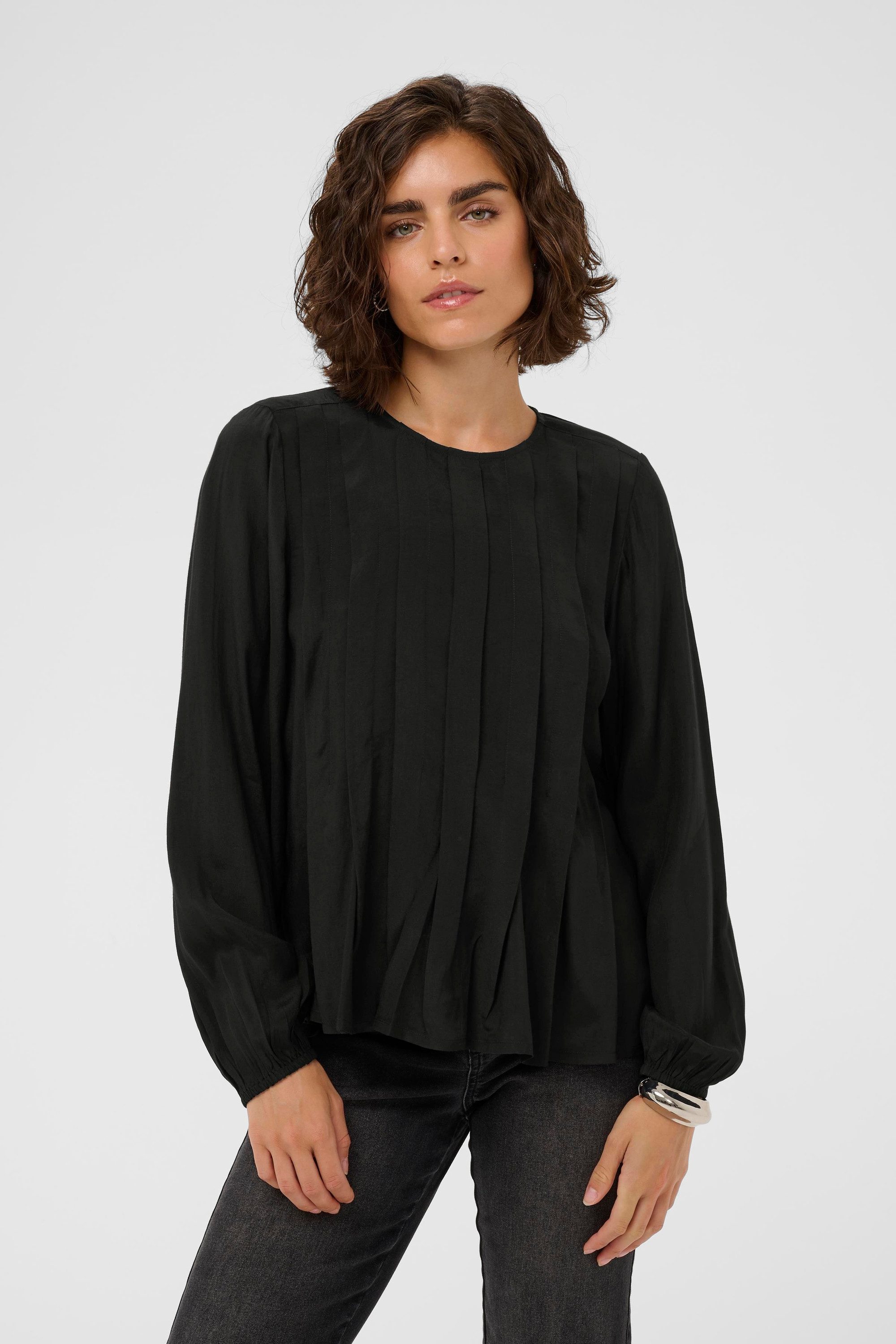 Langarmbluse Langarm-Bluse KAaria