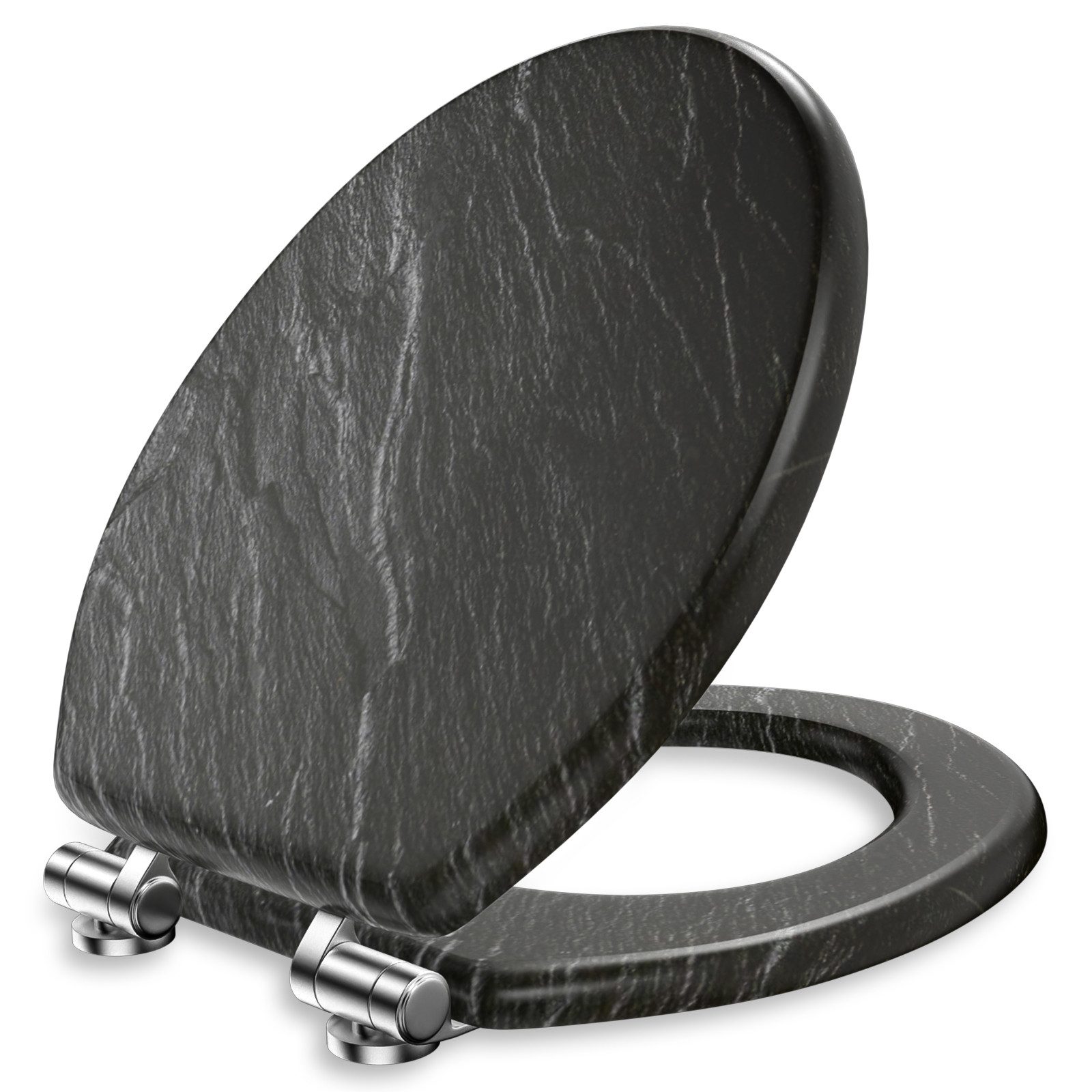 Elegear WC-Sitz Holz Toilettendeckel mit Doppelte günstig online kaufen